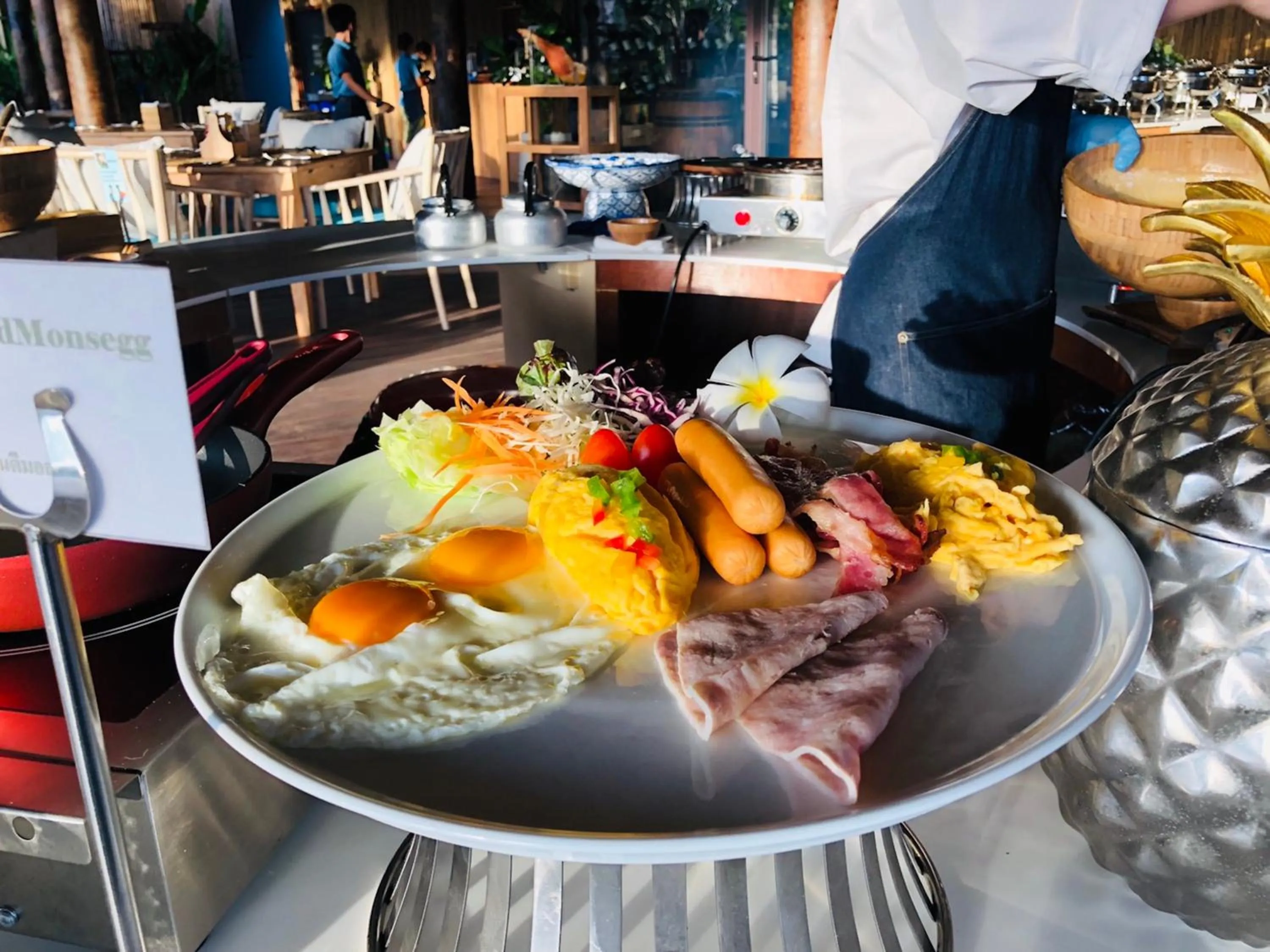 Buffet breakfast in Phi Phi CoCo Beach Resort