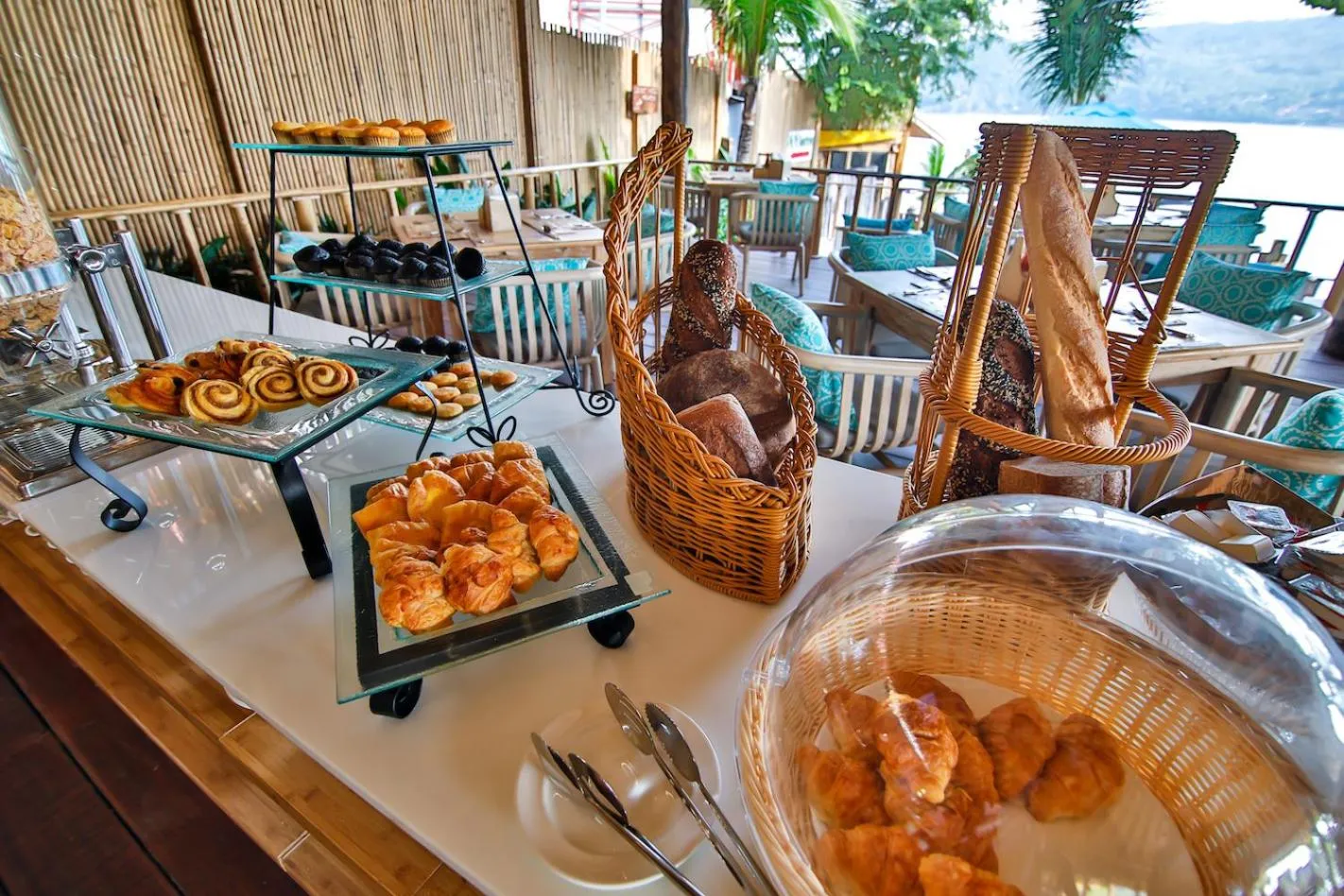 Buffet breakfast in Phi Phi CoCo Beach Resort