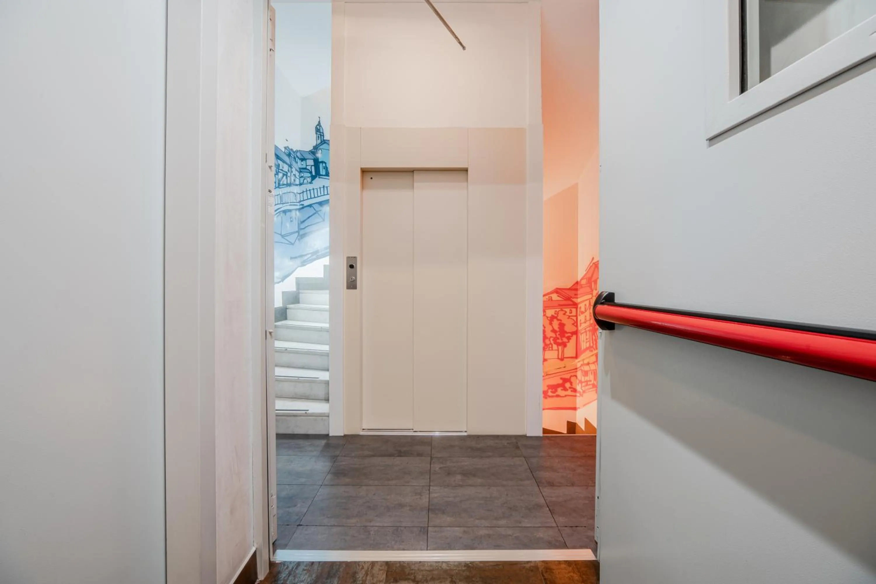 elevator in Hotel Milano Navigli