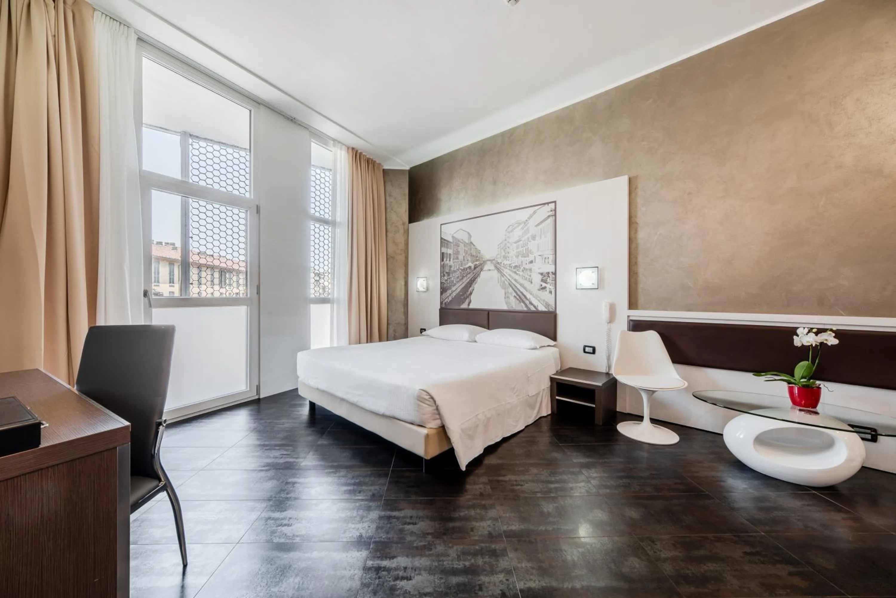 Photo of the whole room, Bed in Hotel Milano Navigli