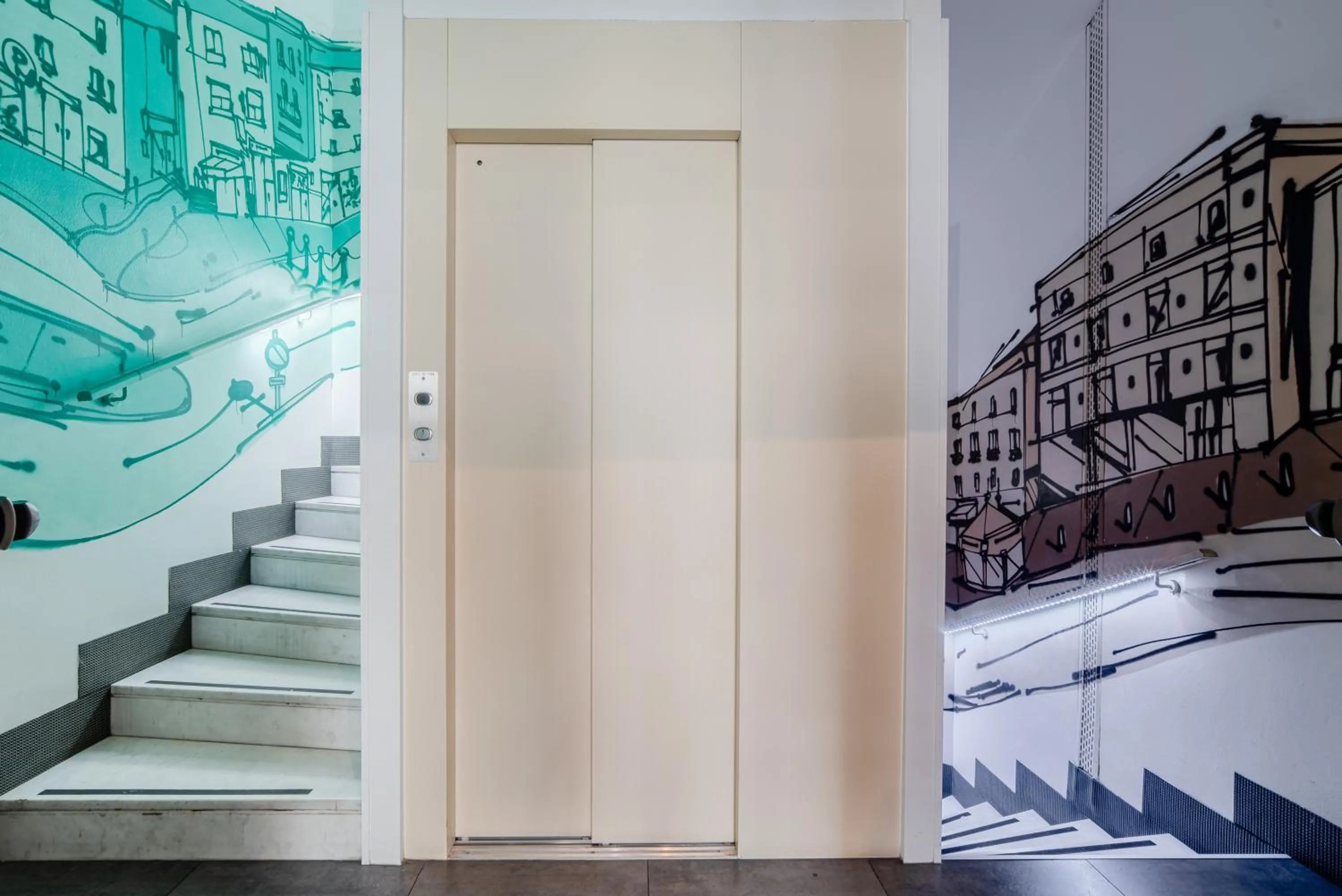 Decorative detail in Hotel Milano Navigli