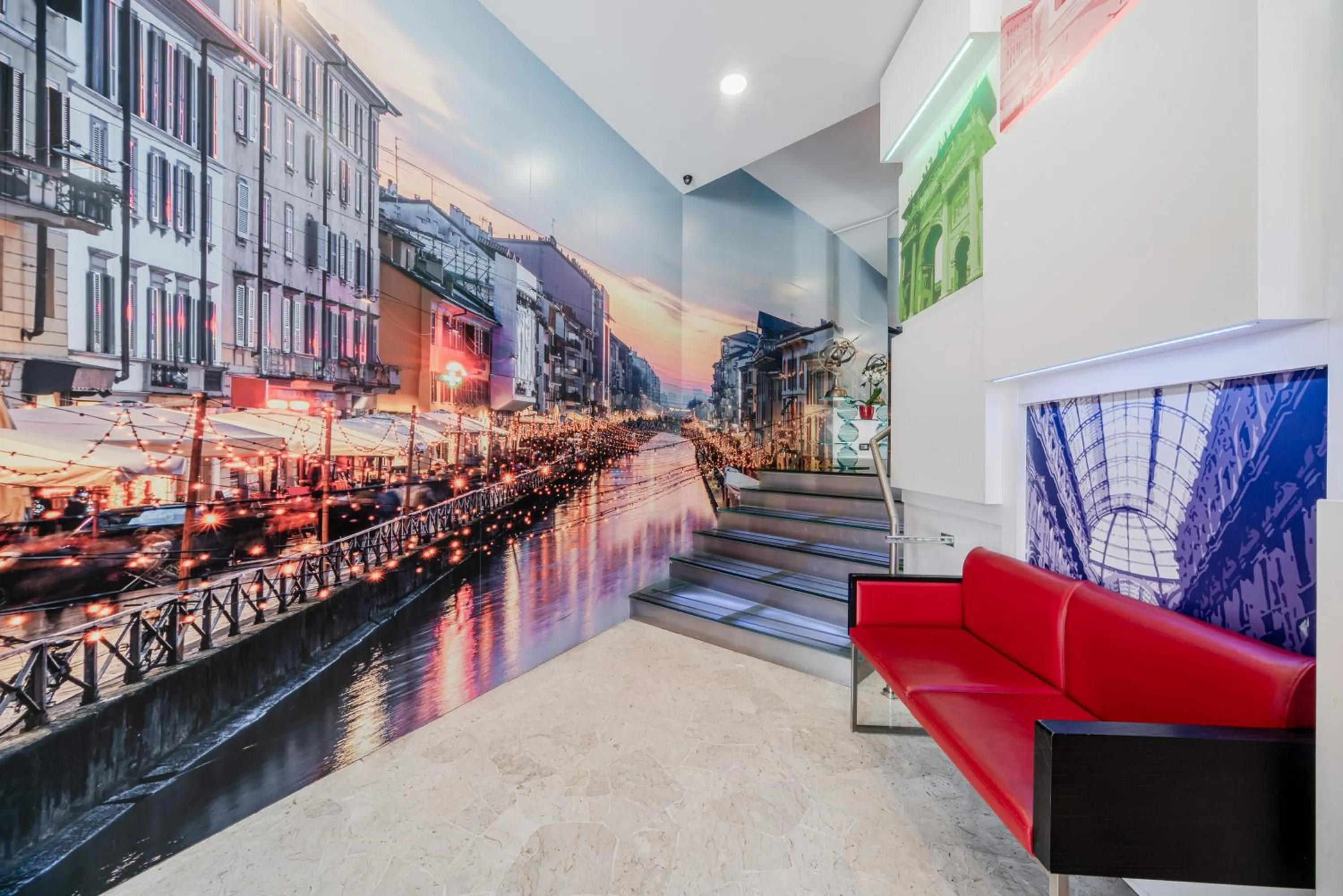 Lobby or reception in Hotel Milano Navigli
