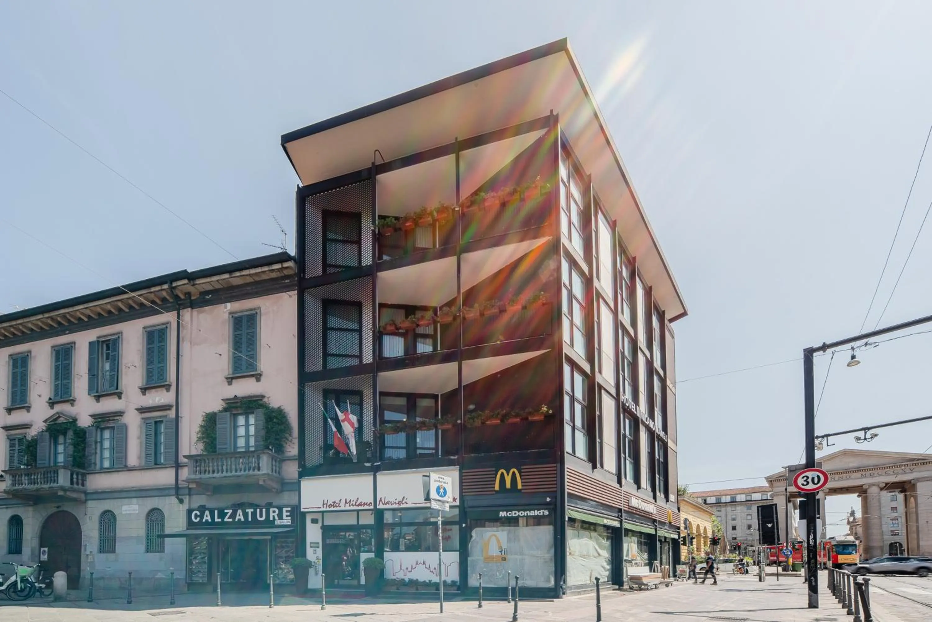 Property building in Hotel Milano Navigli