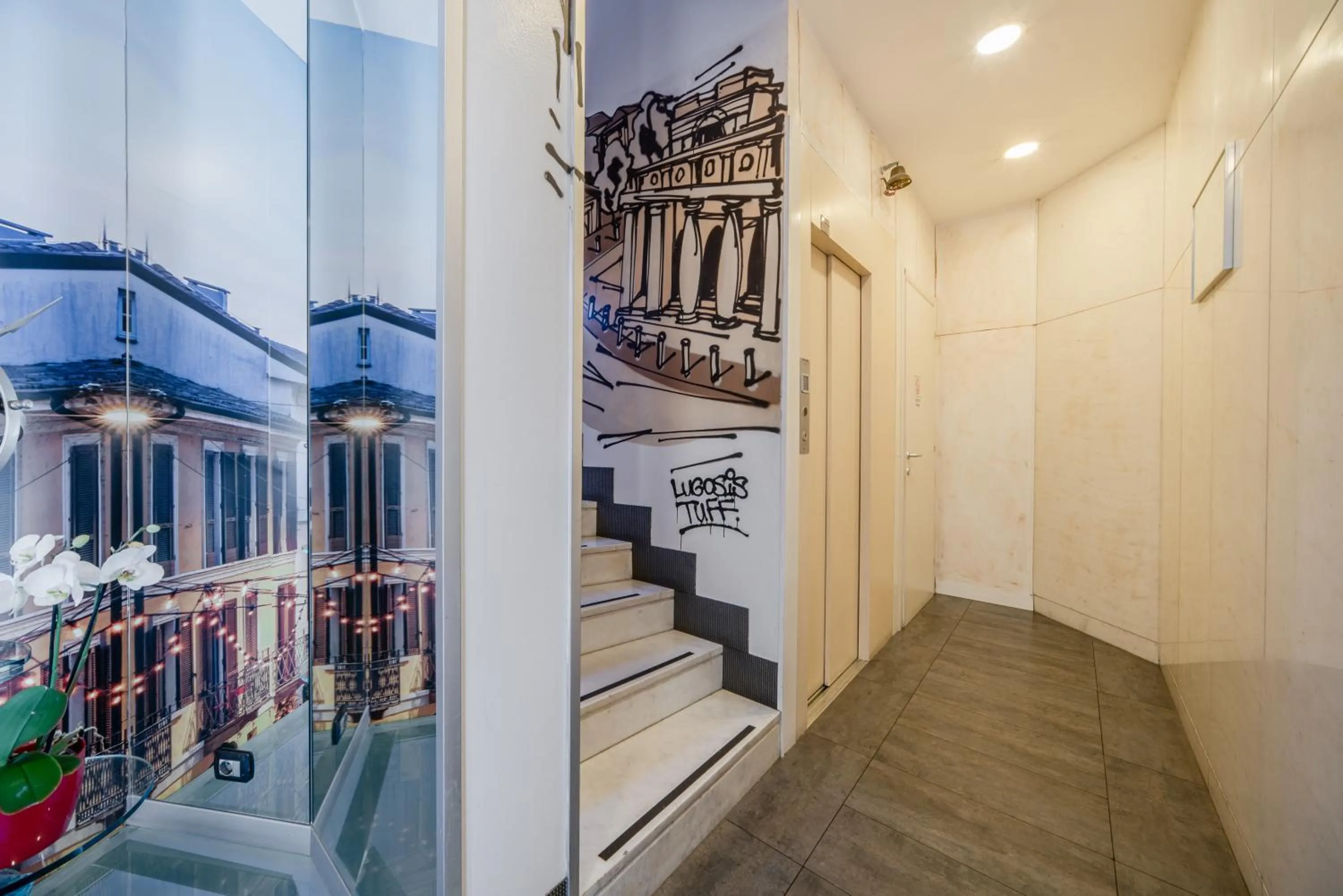 Decorative detail in Hotel Milano Navigli