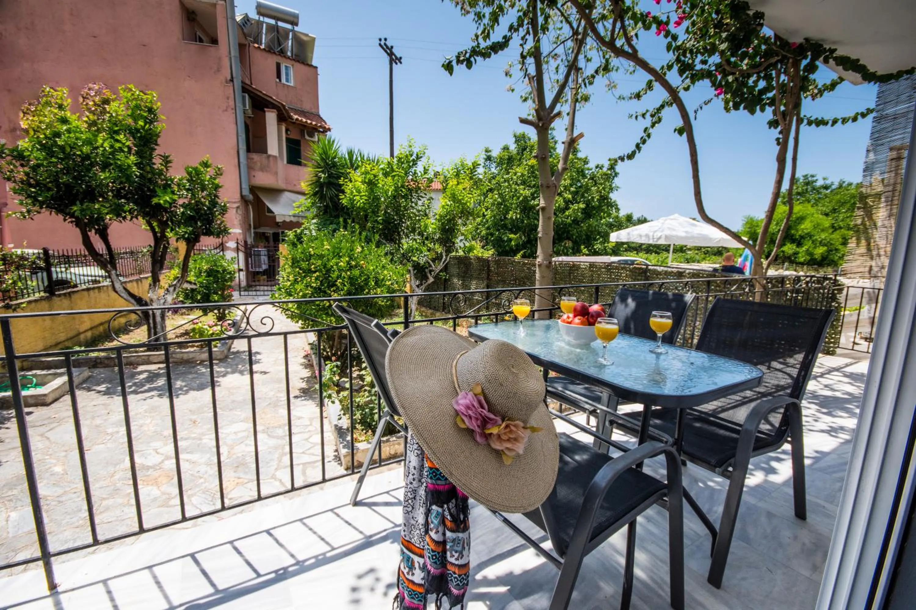 Balcony/Terrace in Irini Apartments and Studios