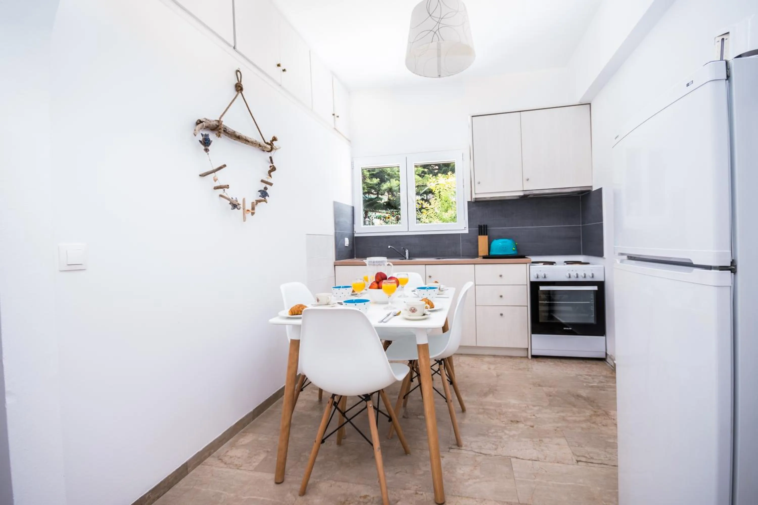 Kitchen or kitchenette in Irini Apartments and Studios