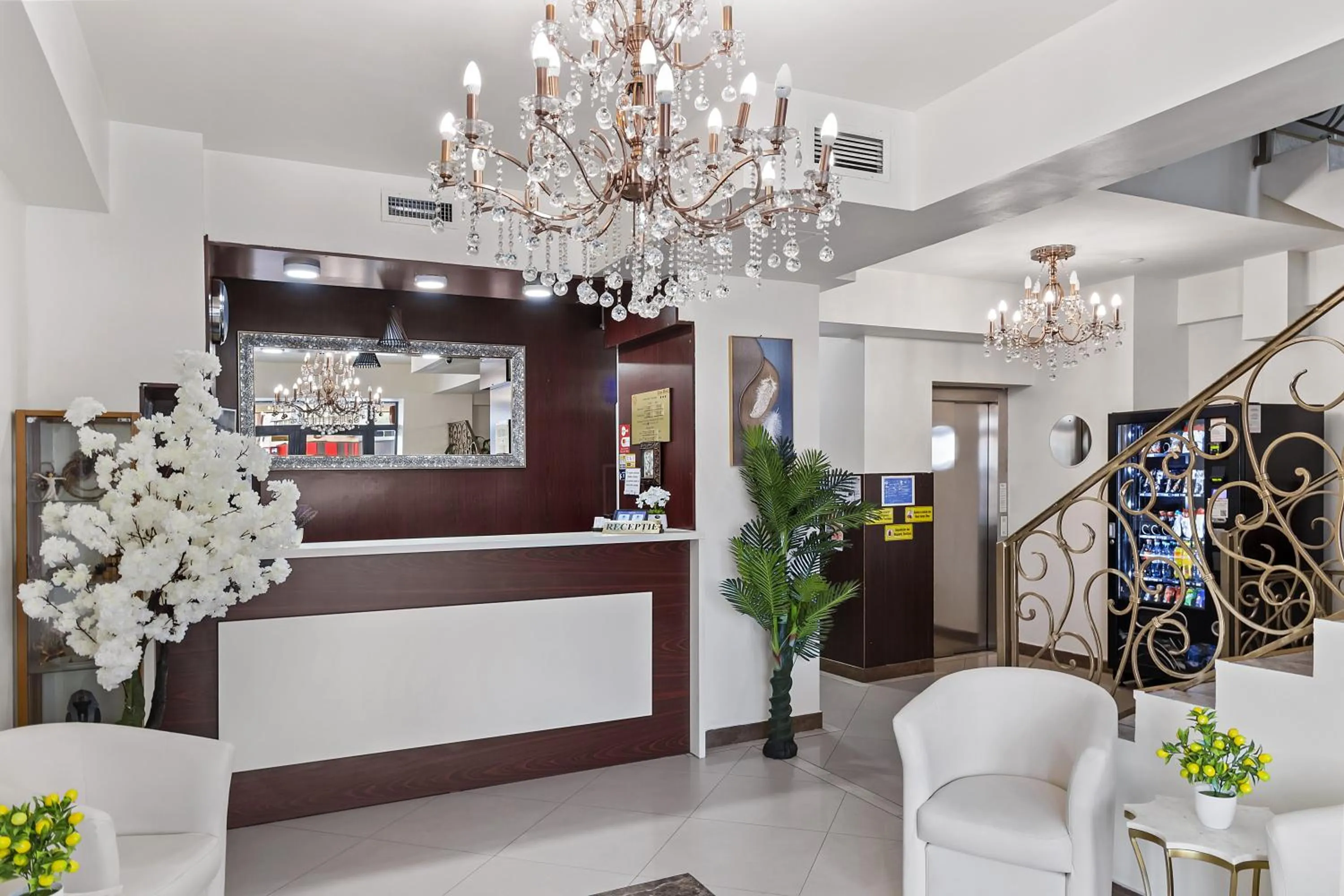 Lobby or reception in Lina Hotel