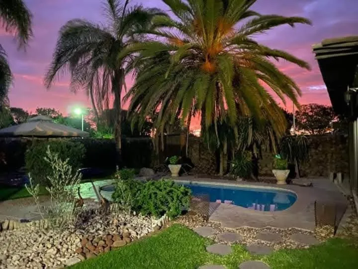 Swimming pool in Bush Pillow Guest House