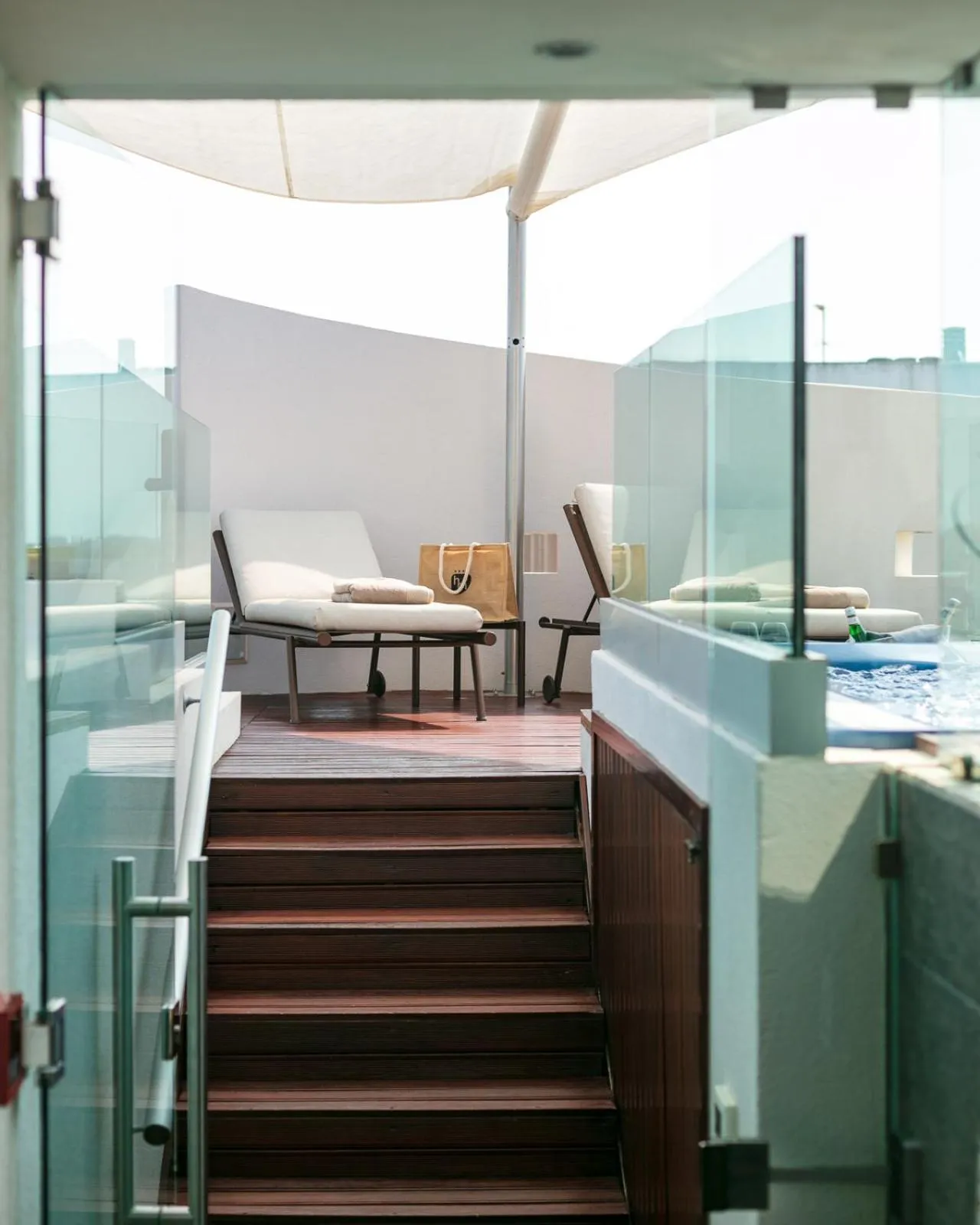 Hot Tub in Hotel Mariver