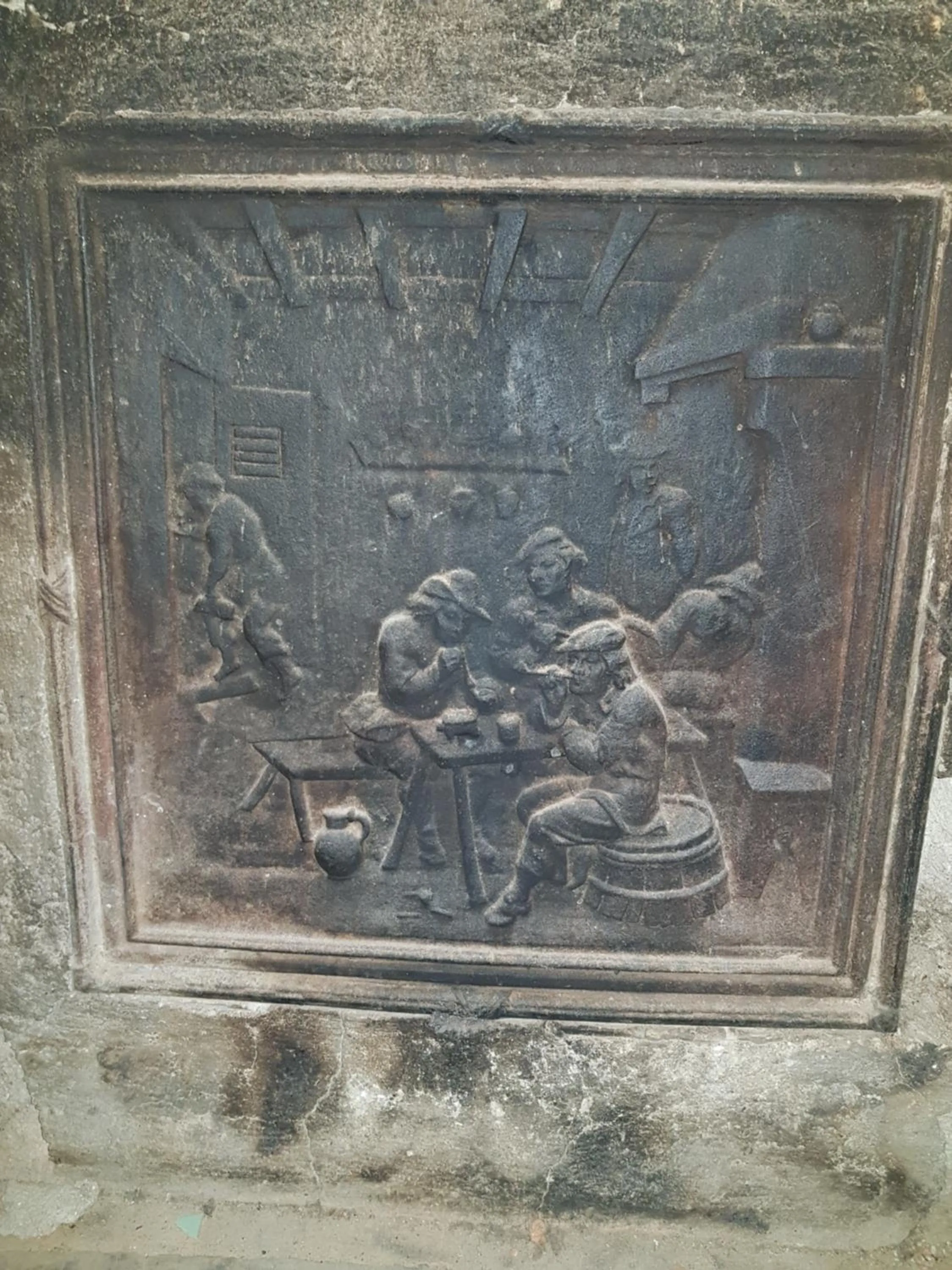 Decorative detail in CharmeRooms Villa Moroni