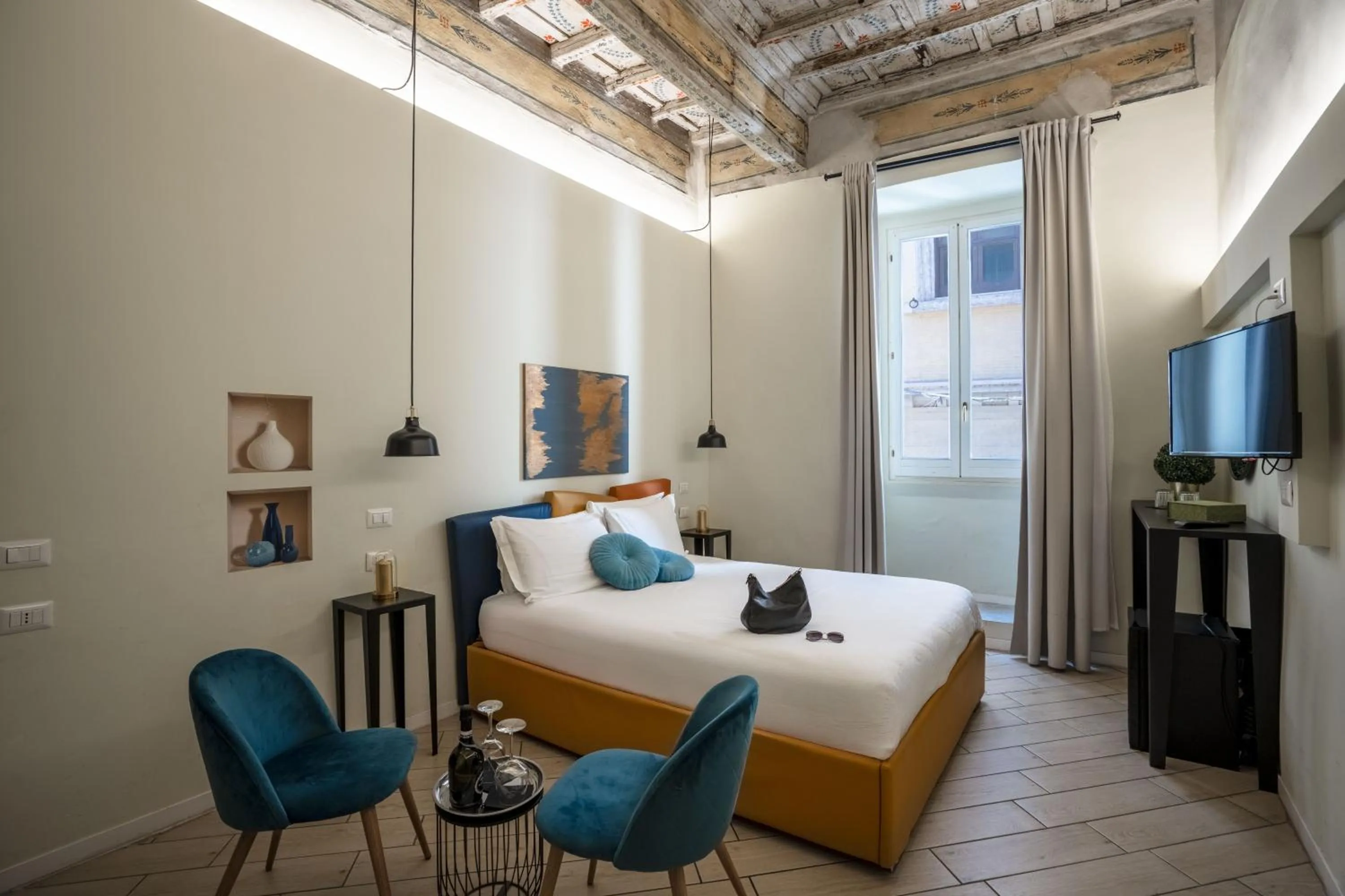 Bedroom, Bed in Pantheon Unique Rooms