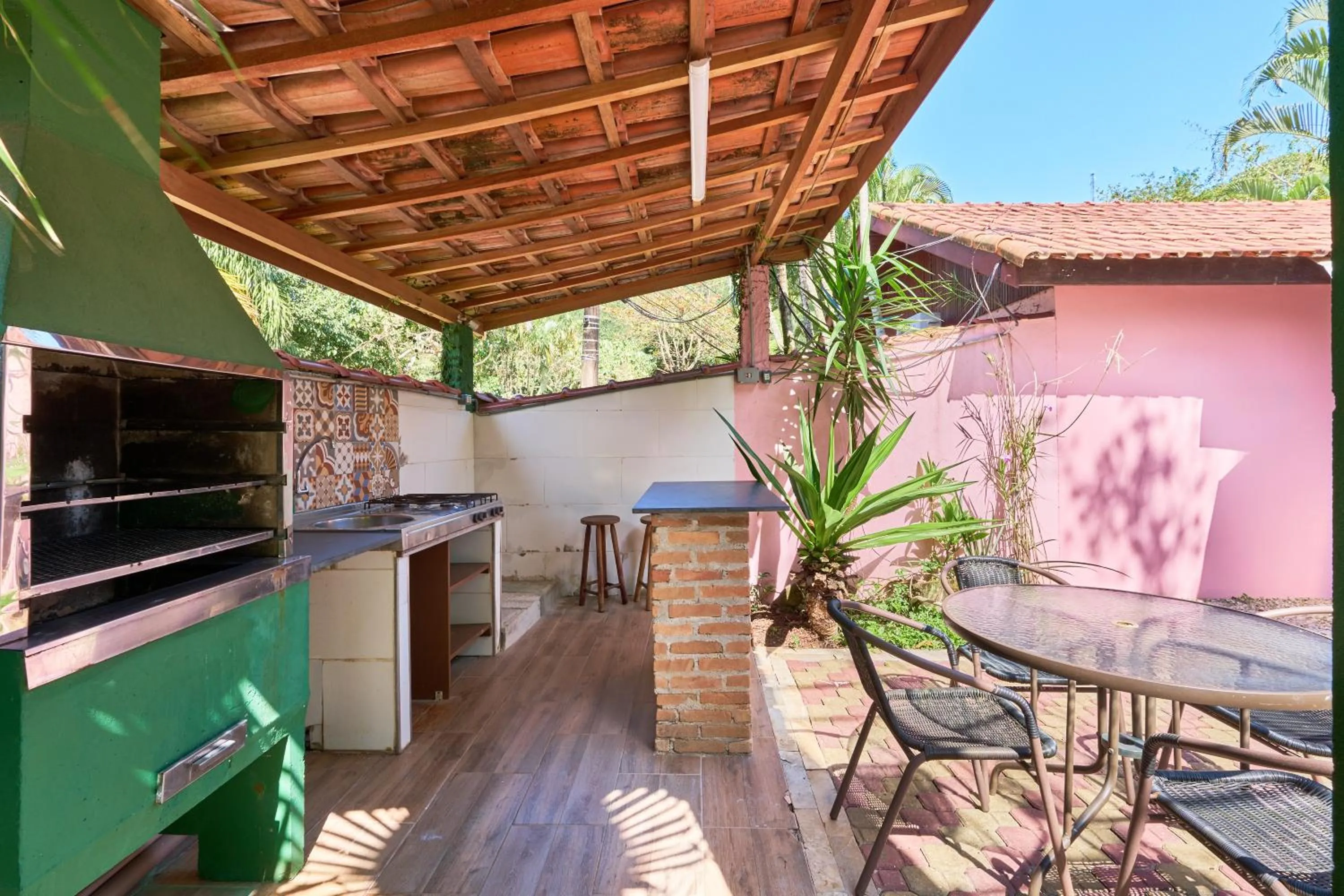 Balcony/Terrace in Pousada Sanremo Inn