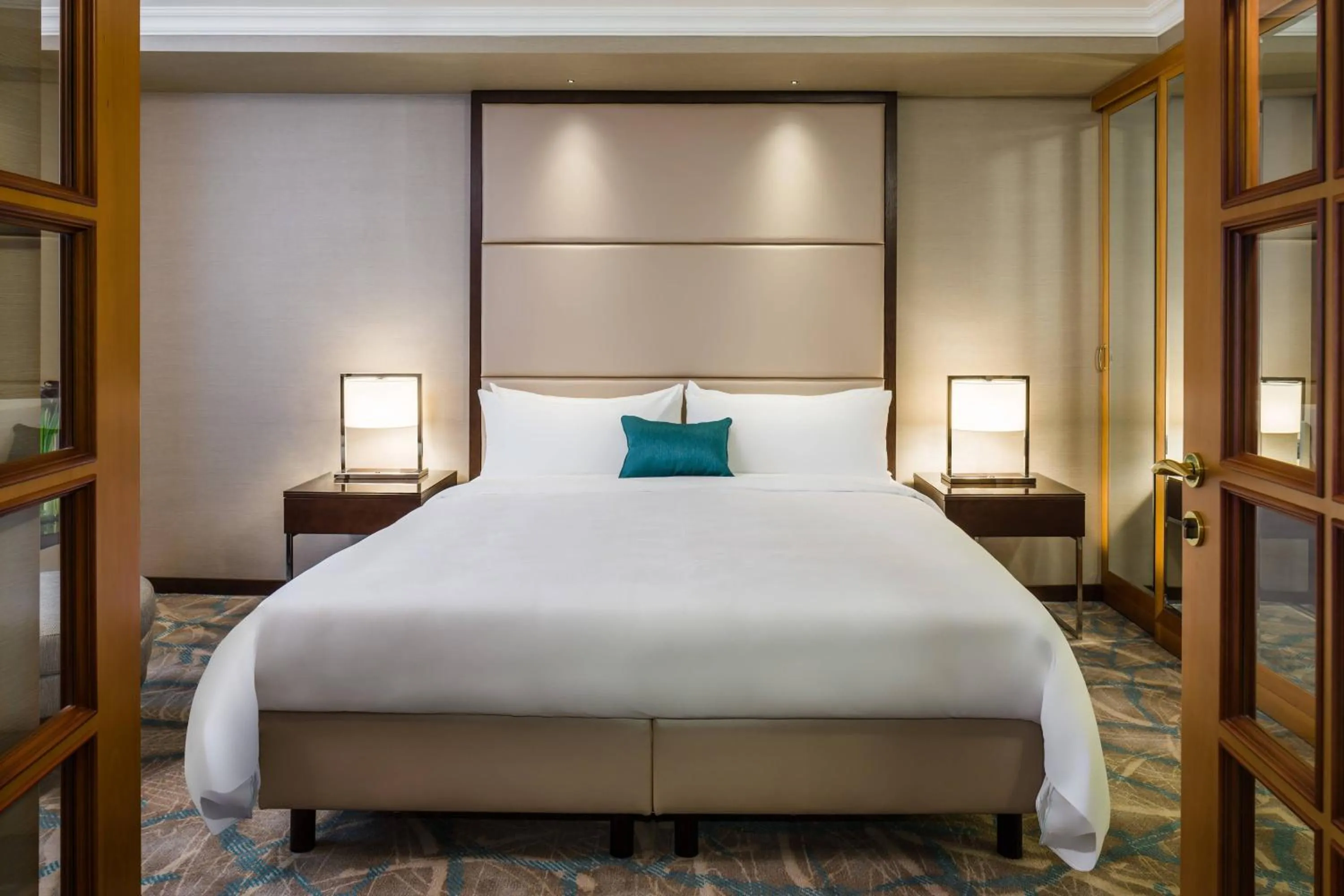 Photo of the whole room, Bed in JW Marriott Bucharest Grand Hotel