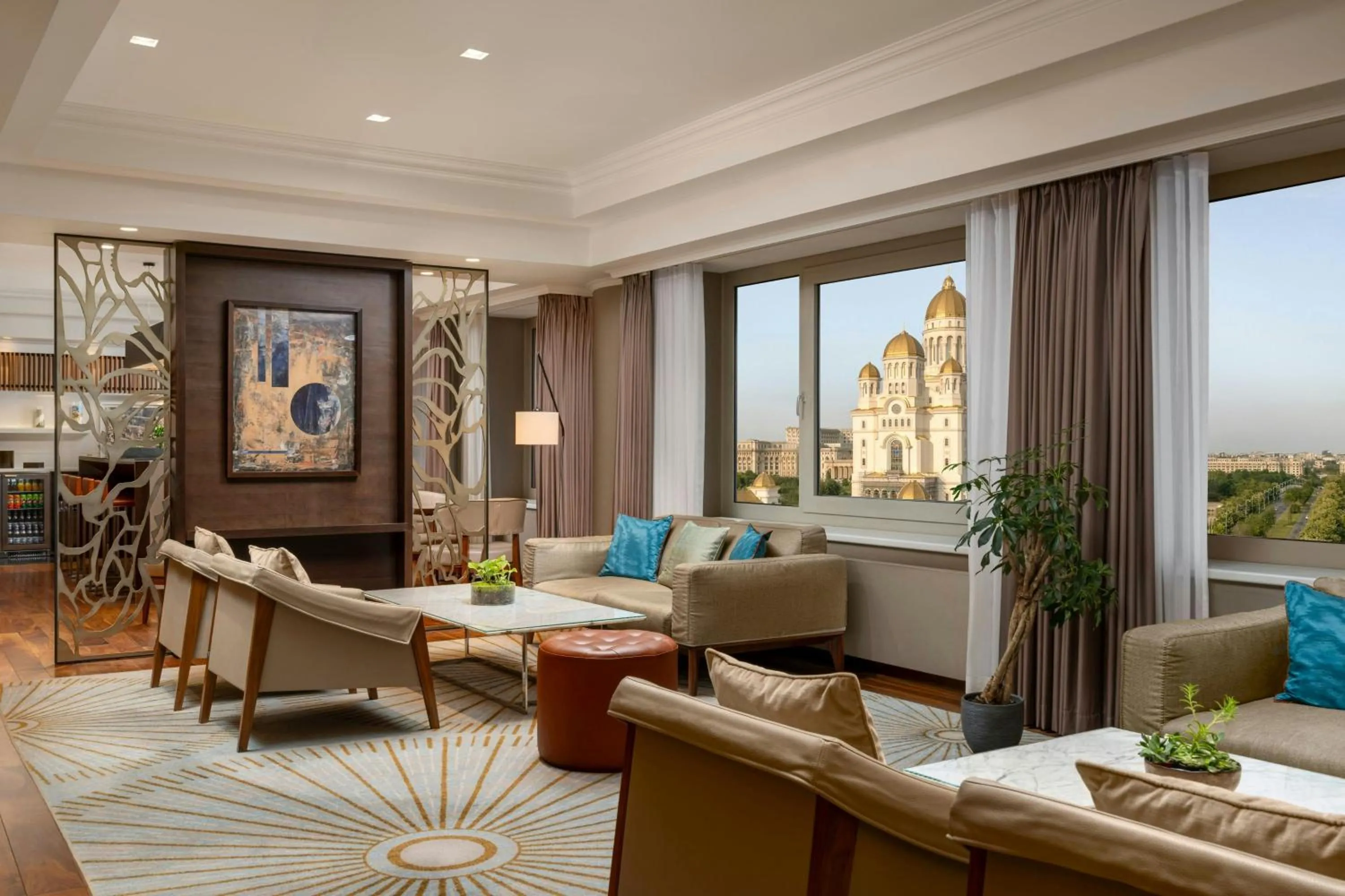 Lounge or bar in JW Marriott Bucharest Grand Hotel