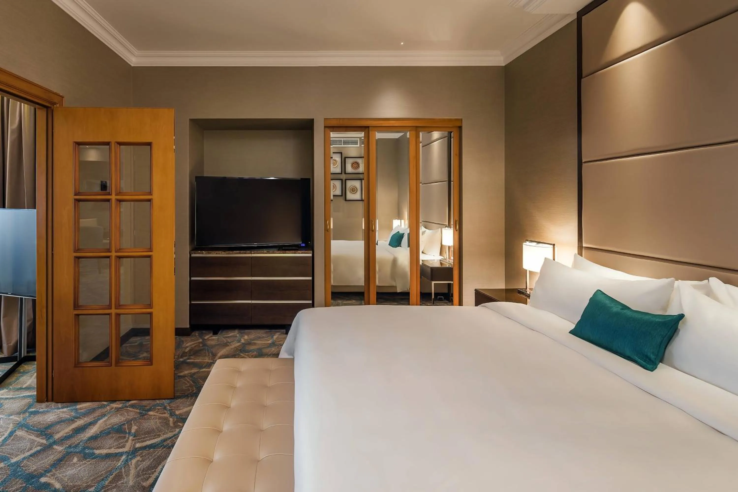 Photo of the whole room, Bed in JW Marriott Bucharest Grand Hotel