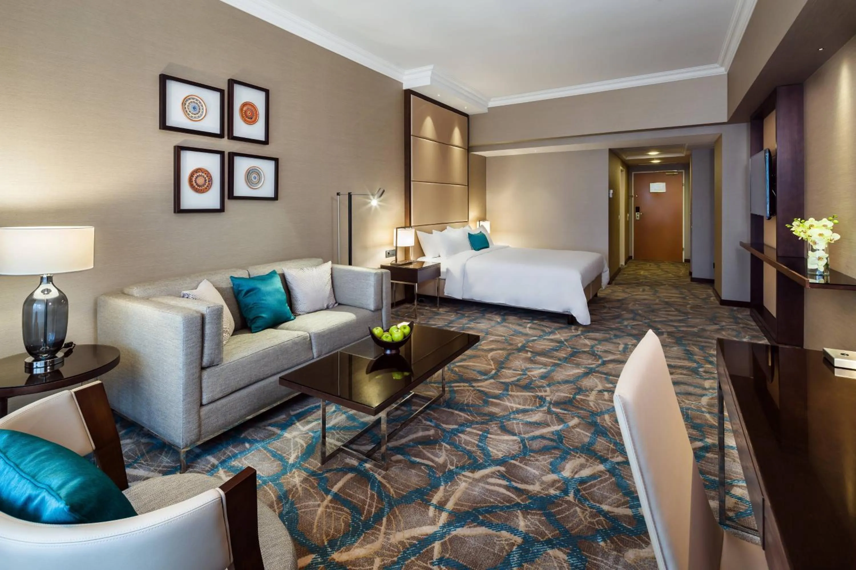 Photo of the whole room, Bed in JW Marriott Bucharest Grand Hotel