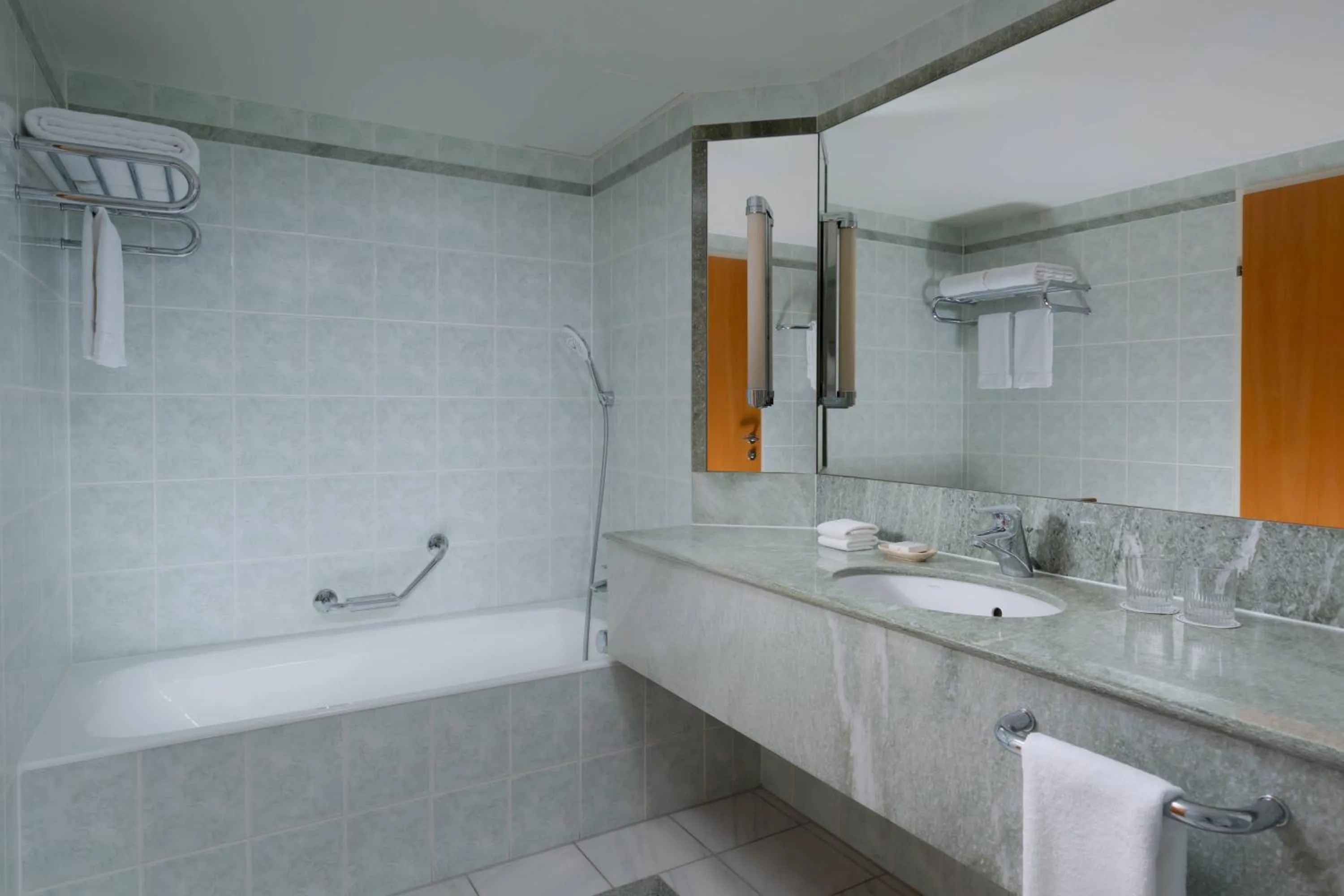 Bathroom in JW Marriott Bucharest Grand Hotel