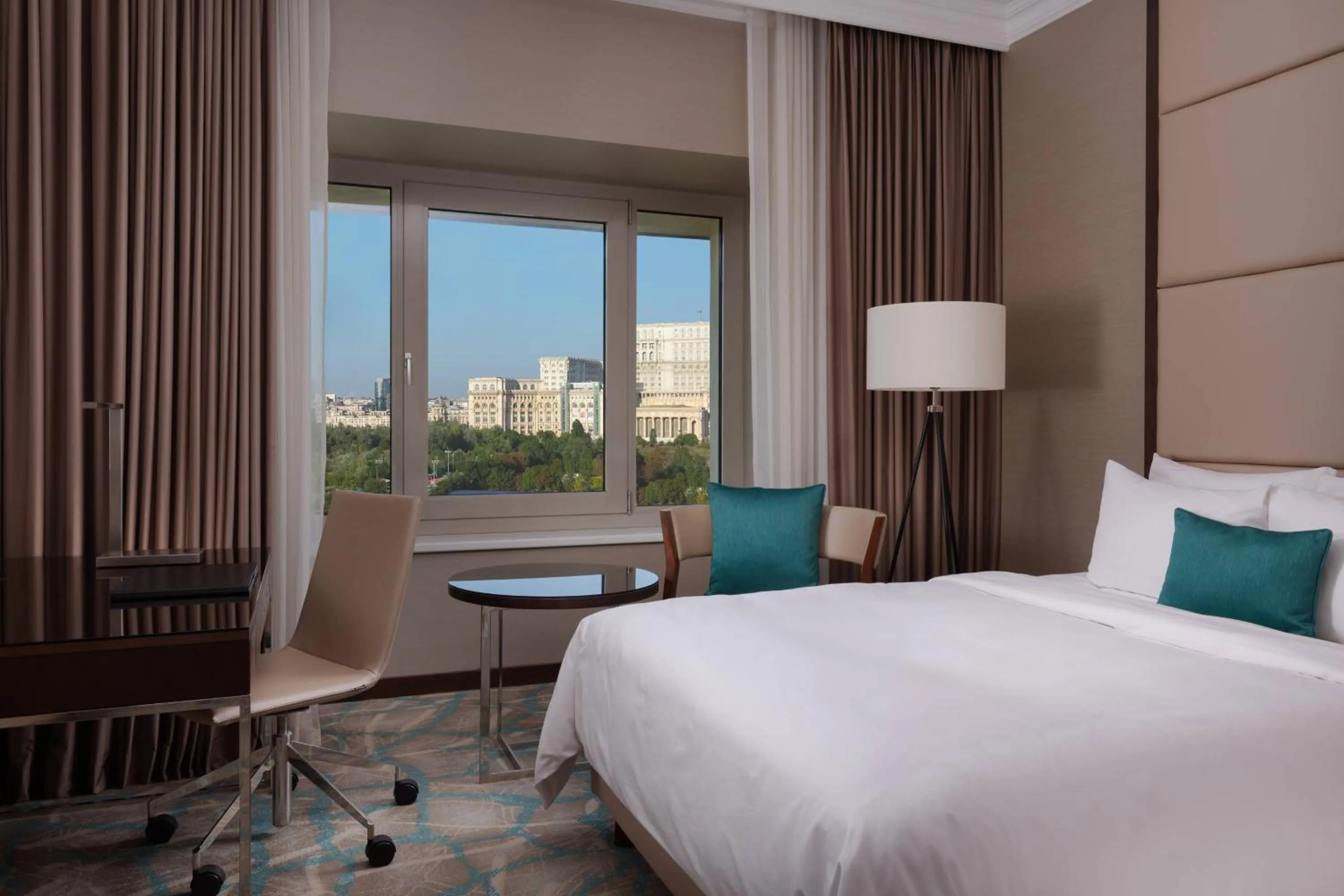 Photo of the whole room, Bed in JW Marriott Bucharest Grand Hotel