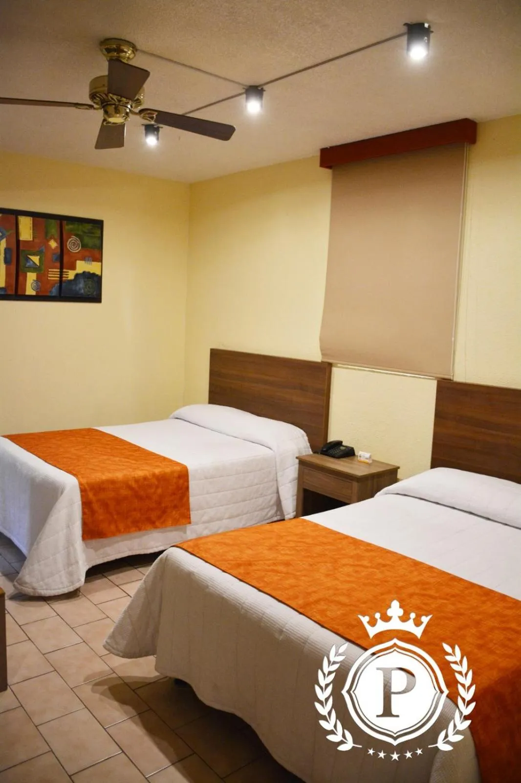 Bed in Hotel Posada Virreyes