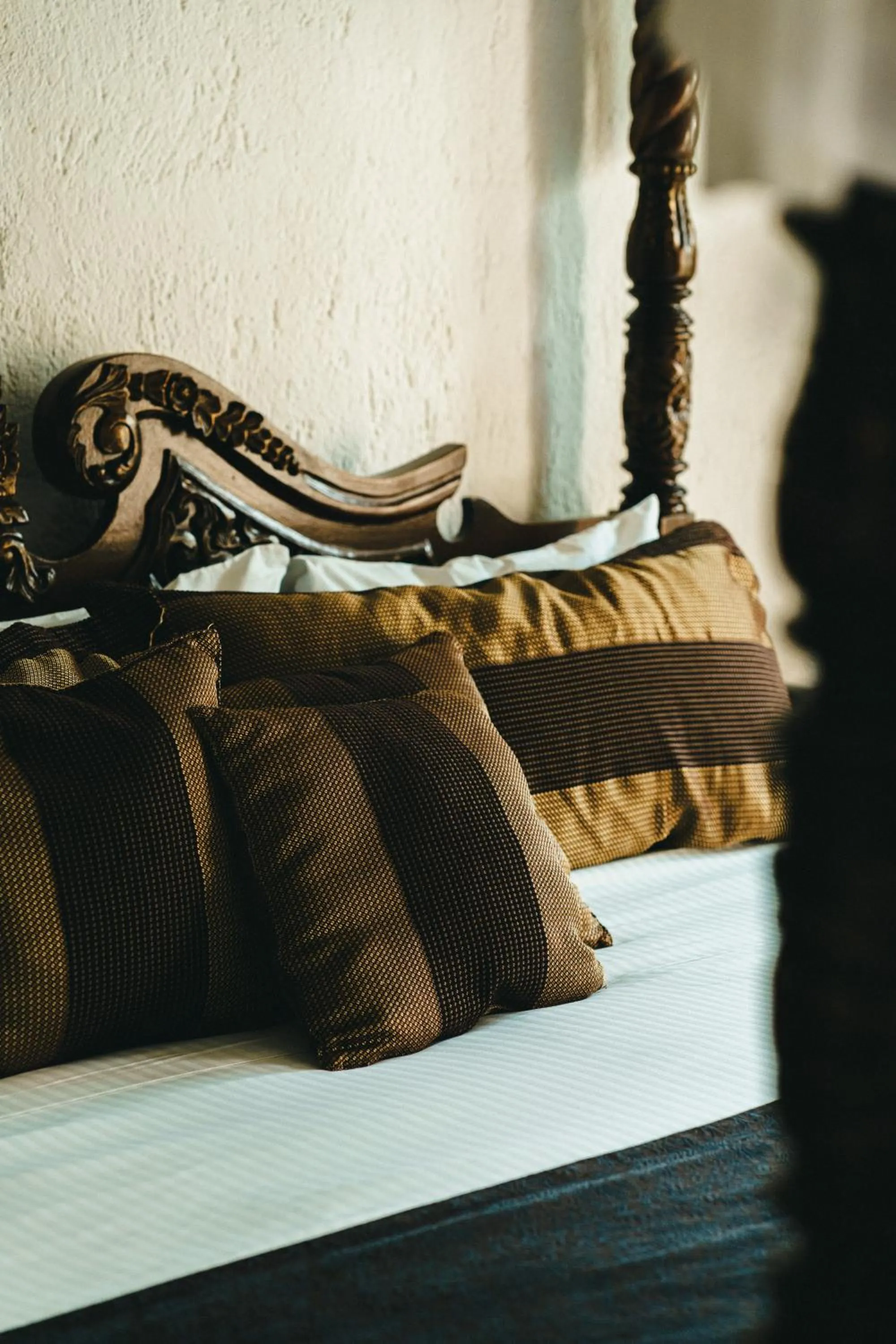 Bed in Hotel Posada Virreyes