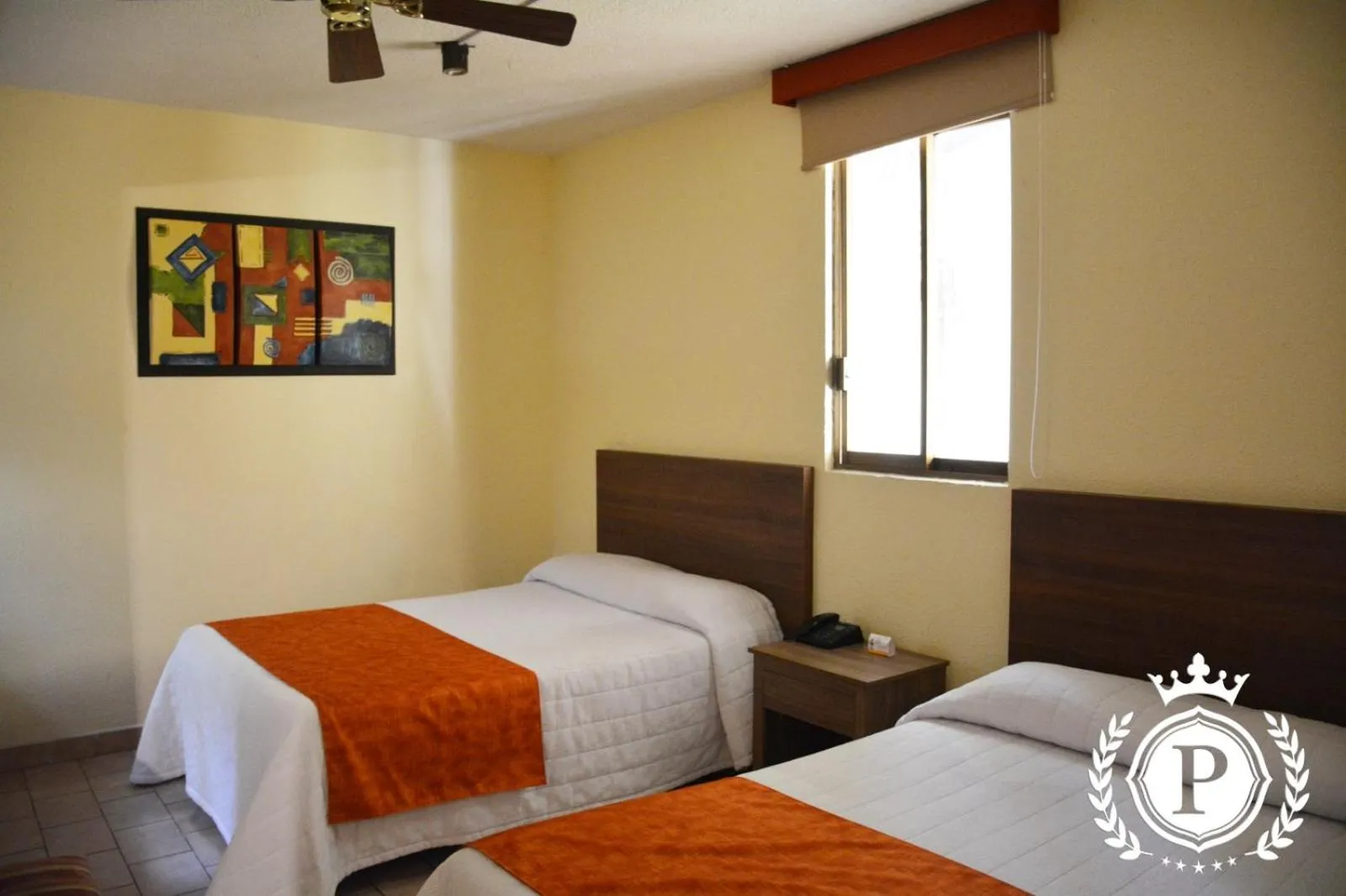 Bed in Hotel Posada Virreyes