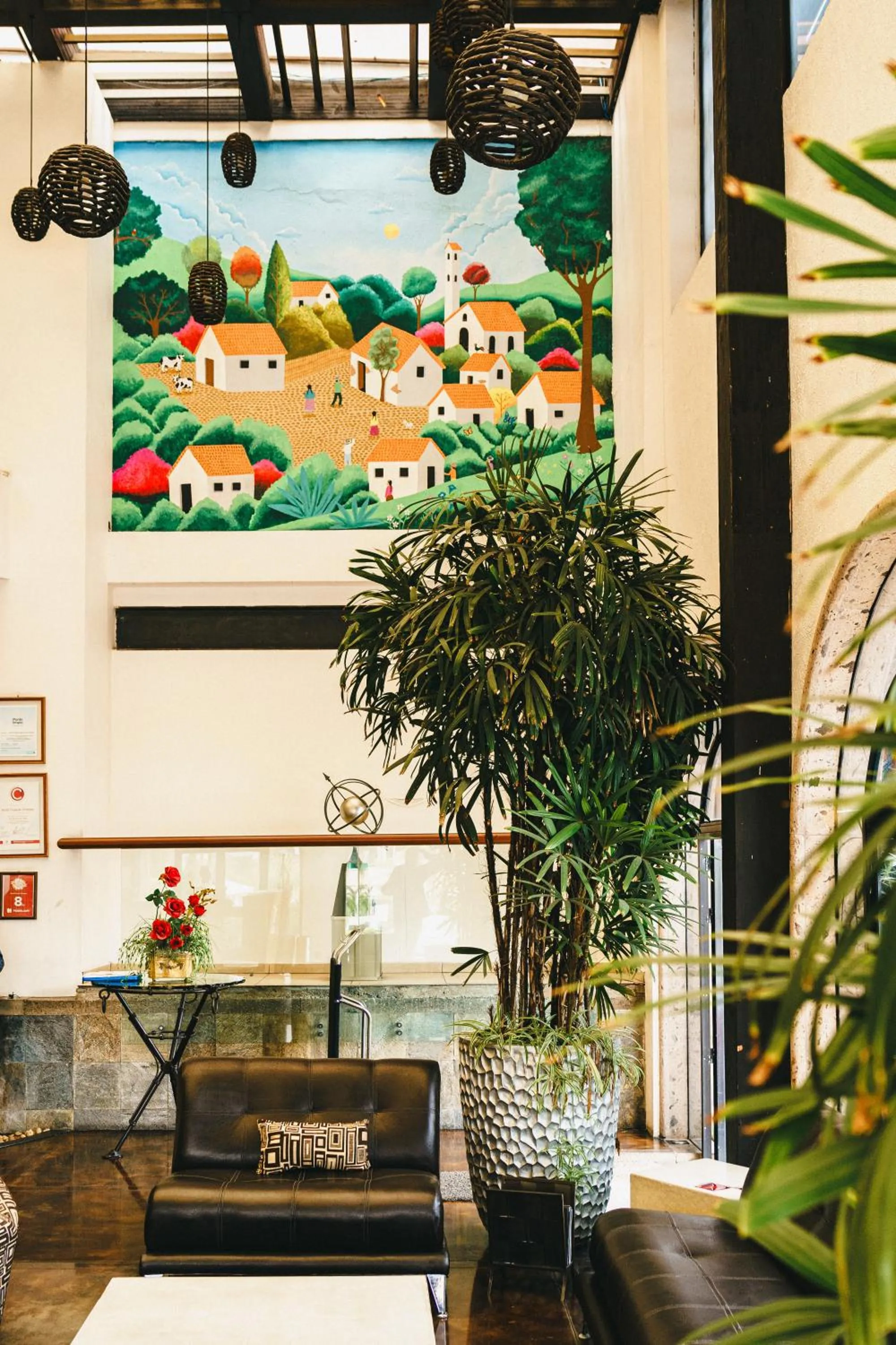 Lobby or reception in Hotel Posada Virreyes