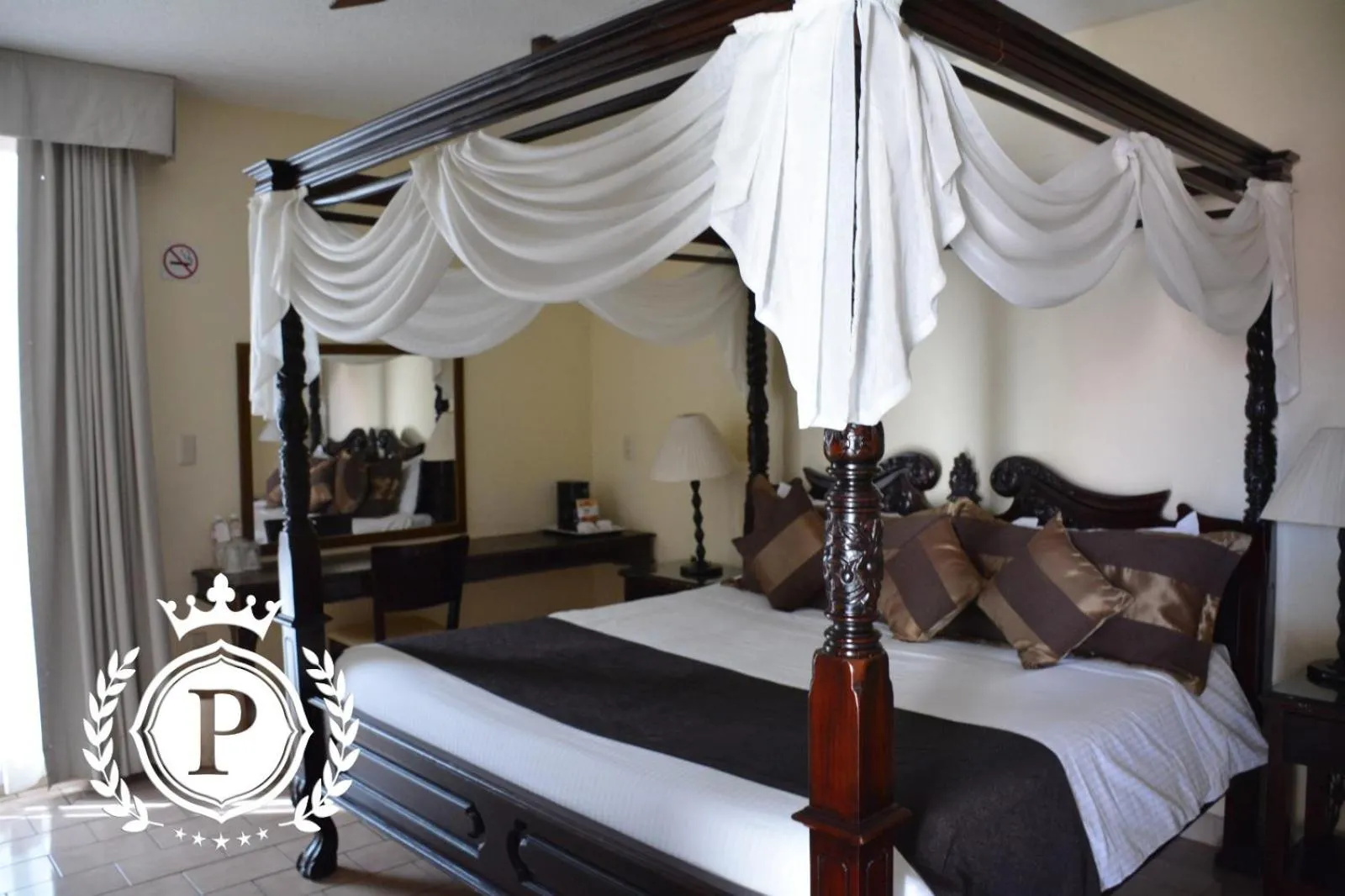 Bed in Hotel Posada Virreyes