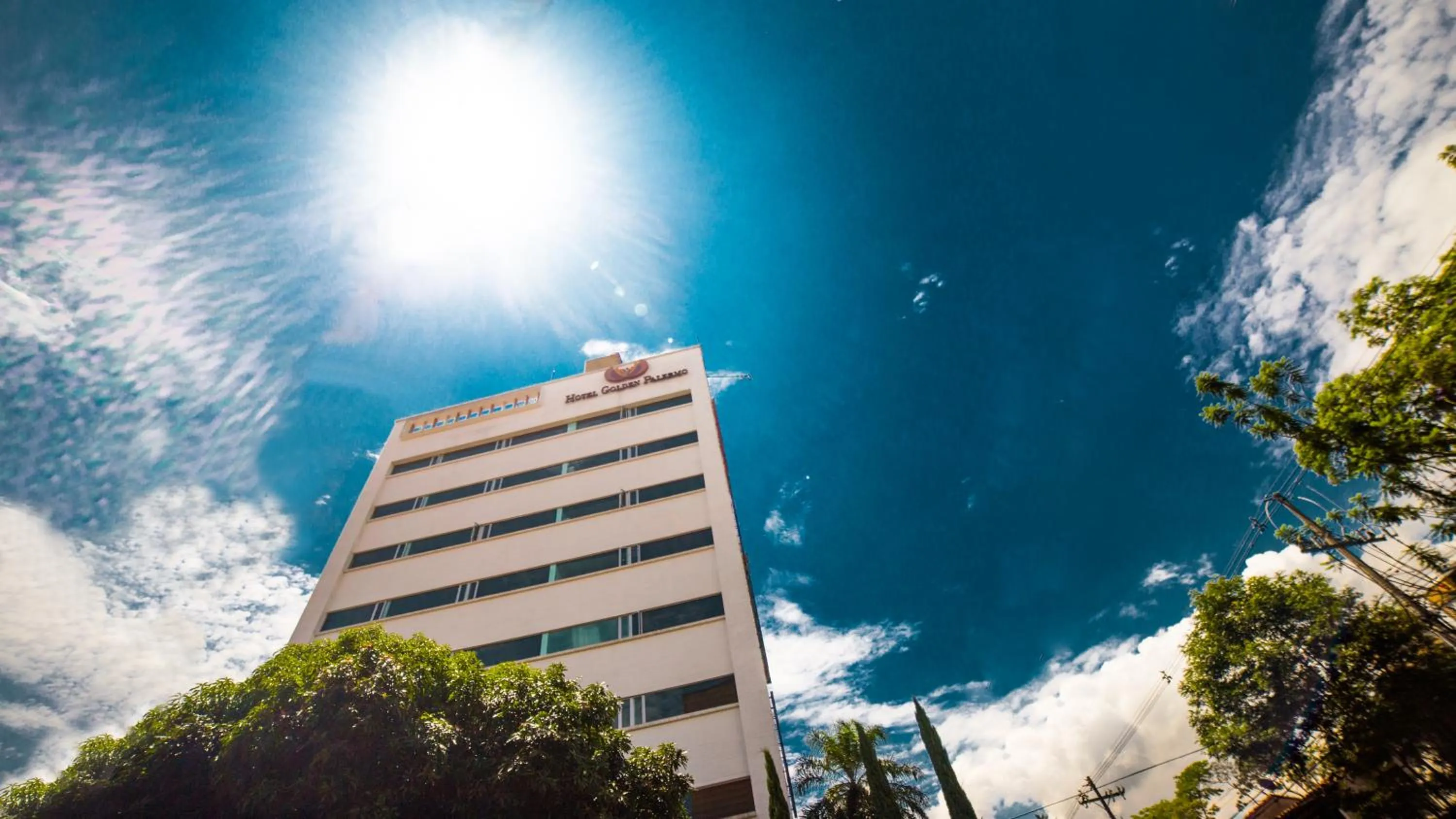 Facade/entrance in Hotel Golden Palermo