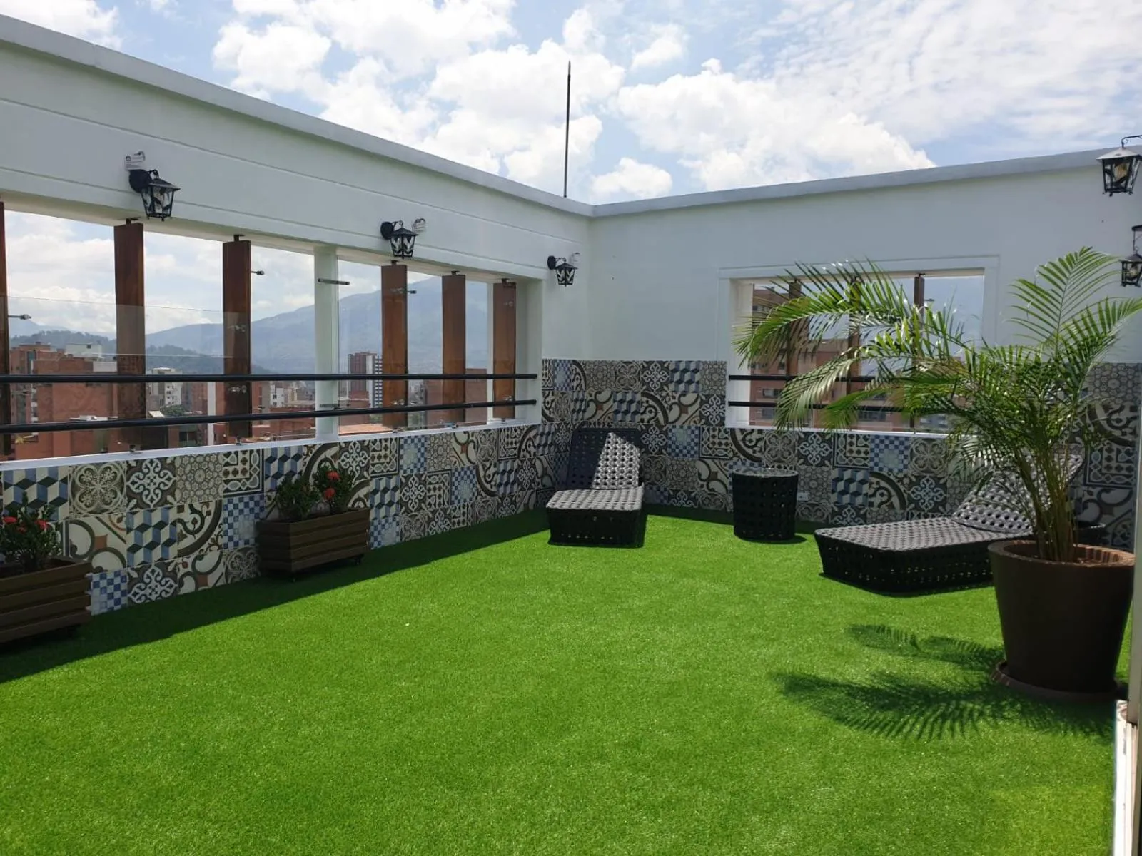 Property building in Hotel Golden Palermo