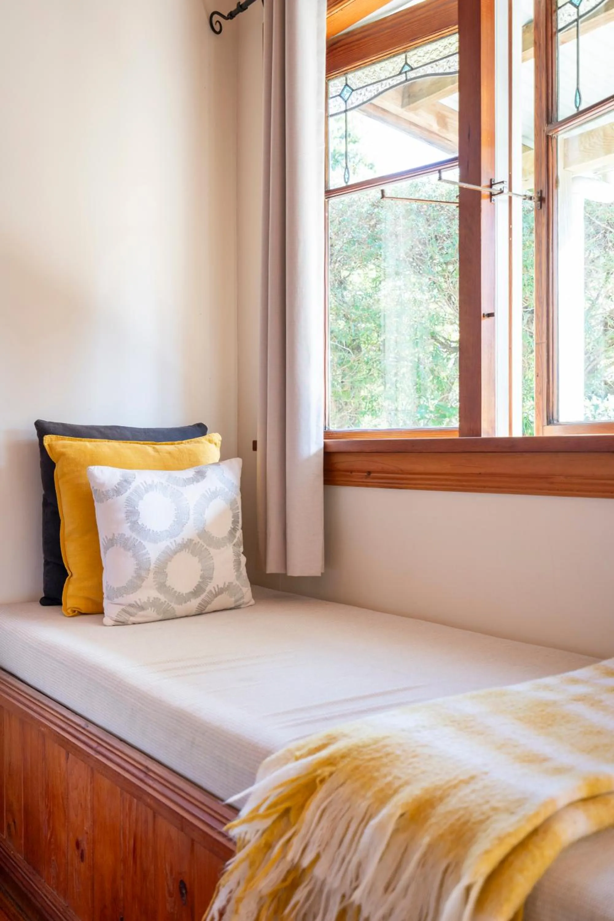 Bed in The Church Accommodation