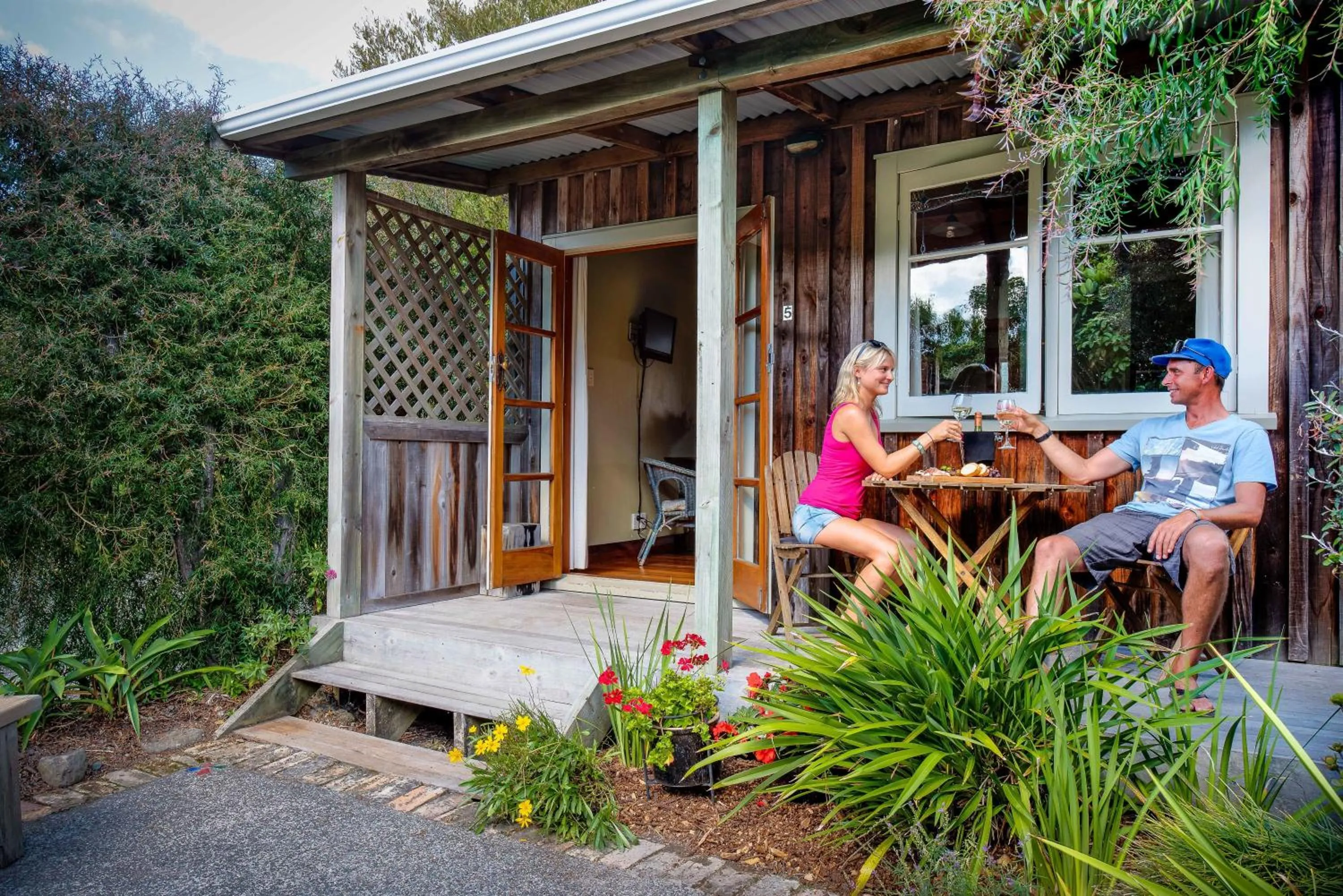 Patio in The Church Accommodation