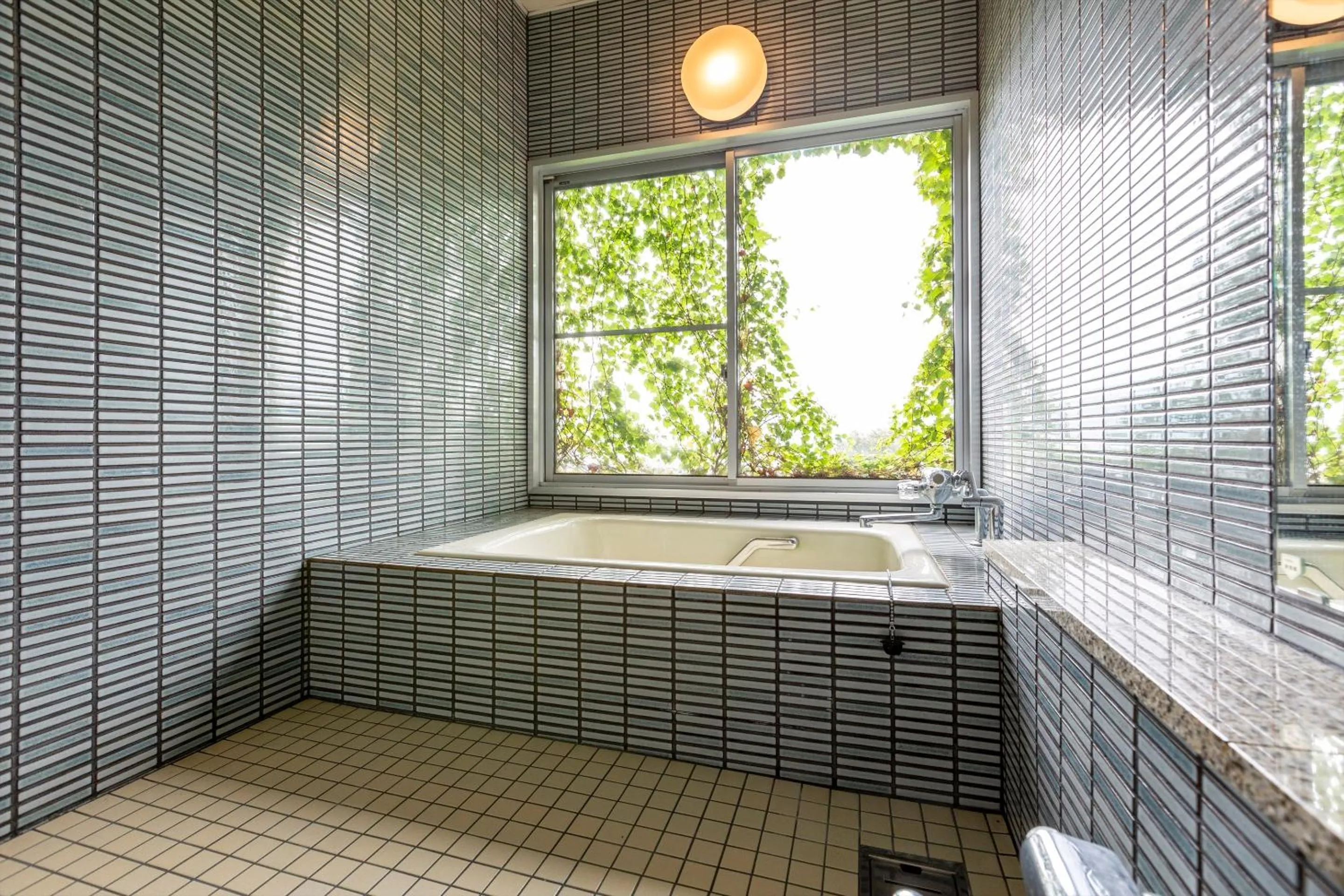 Bathroom in Tsuruga Tunnel Onsen Kitaguni Grand Hotel