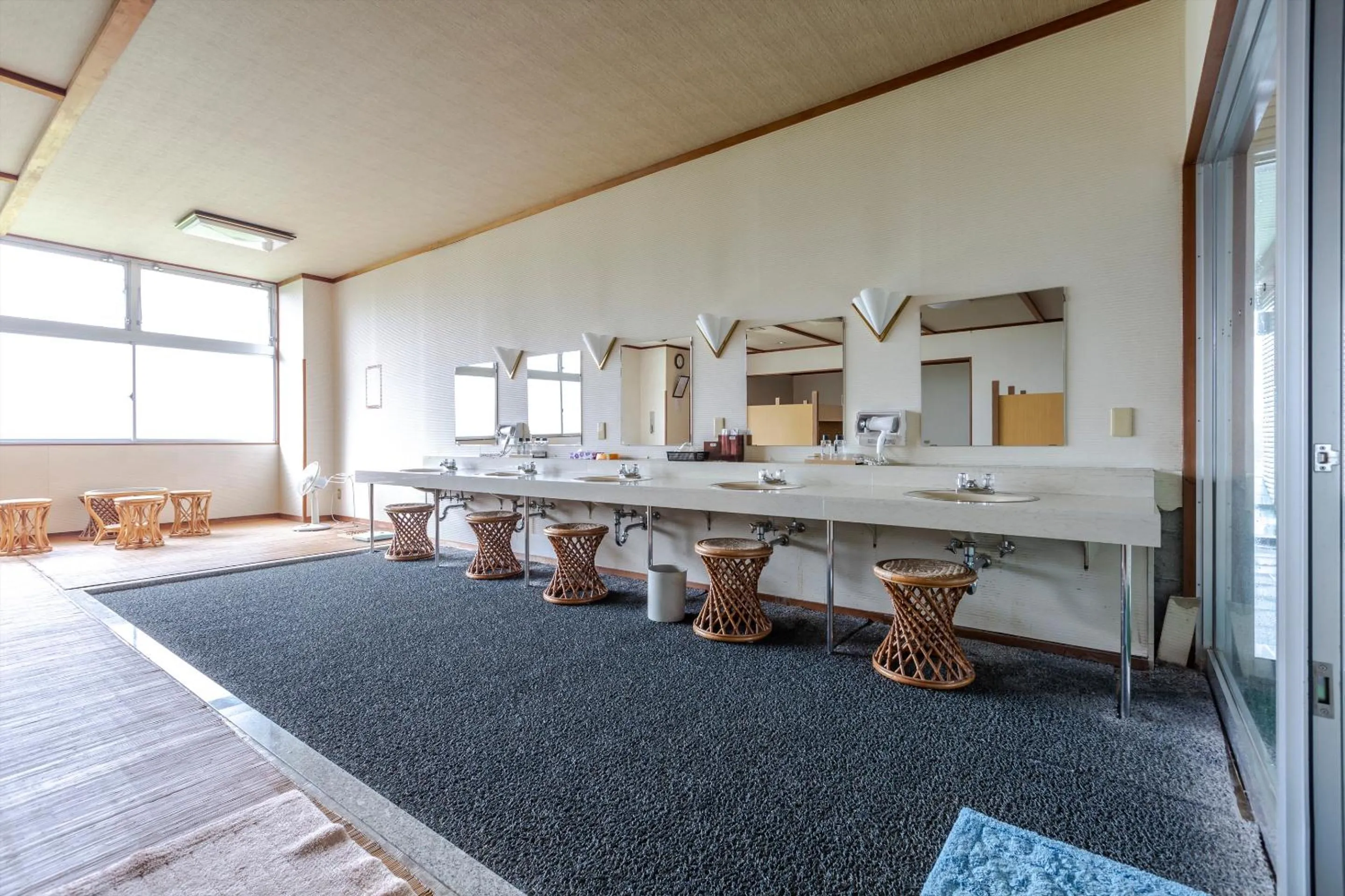 Bathroom in Tsuruga Tunnel Onsen Kitaguni Grand Hotel