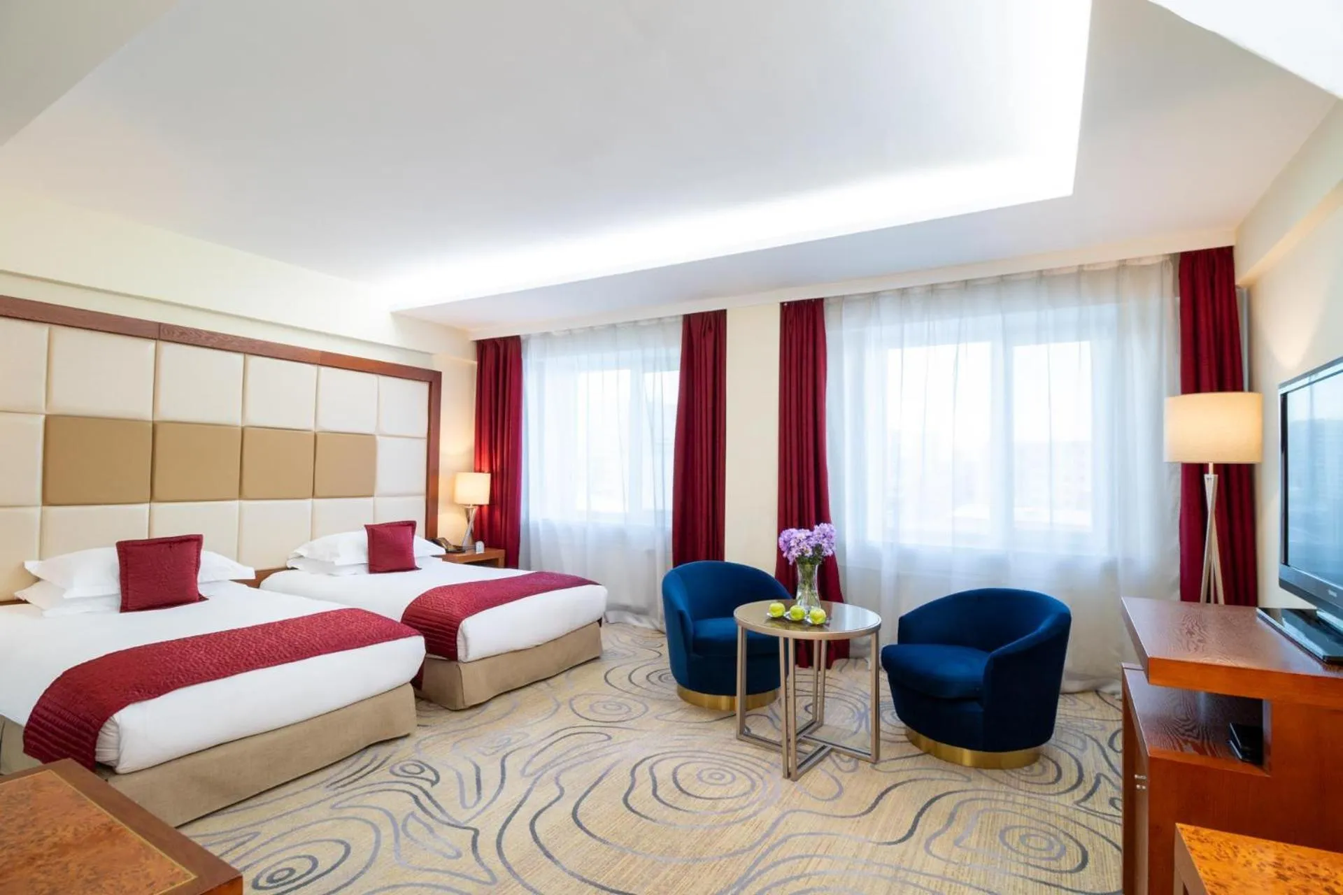 Bedroom, Bed in Kempinski Hotel Khan Palace