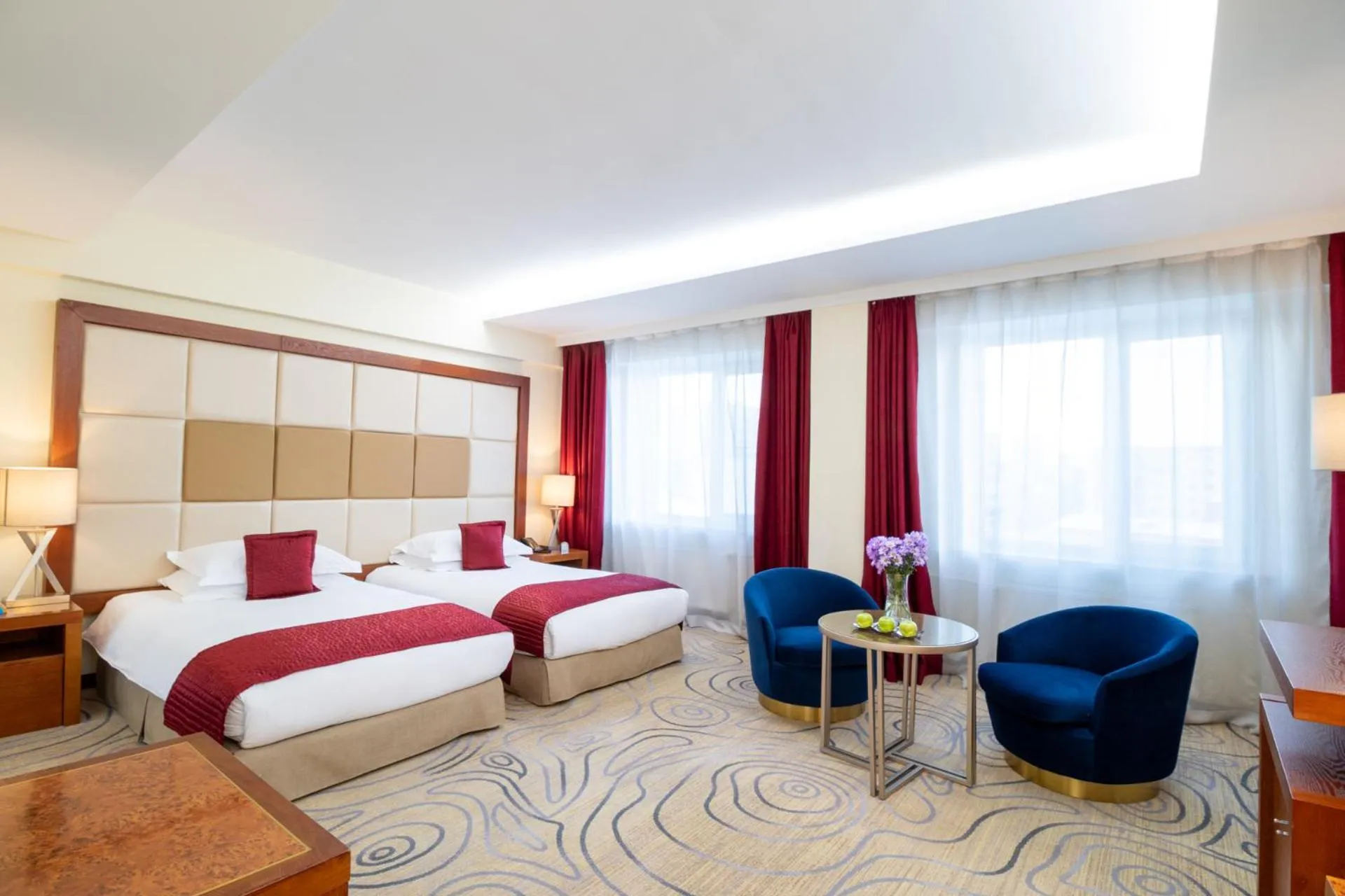 Bedroom, Bed in Kempinski Hotel Khan Palace