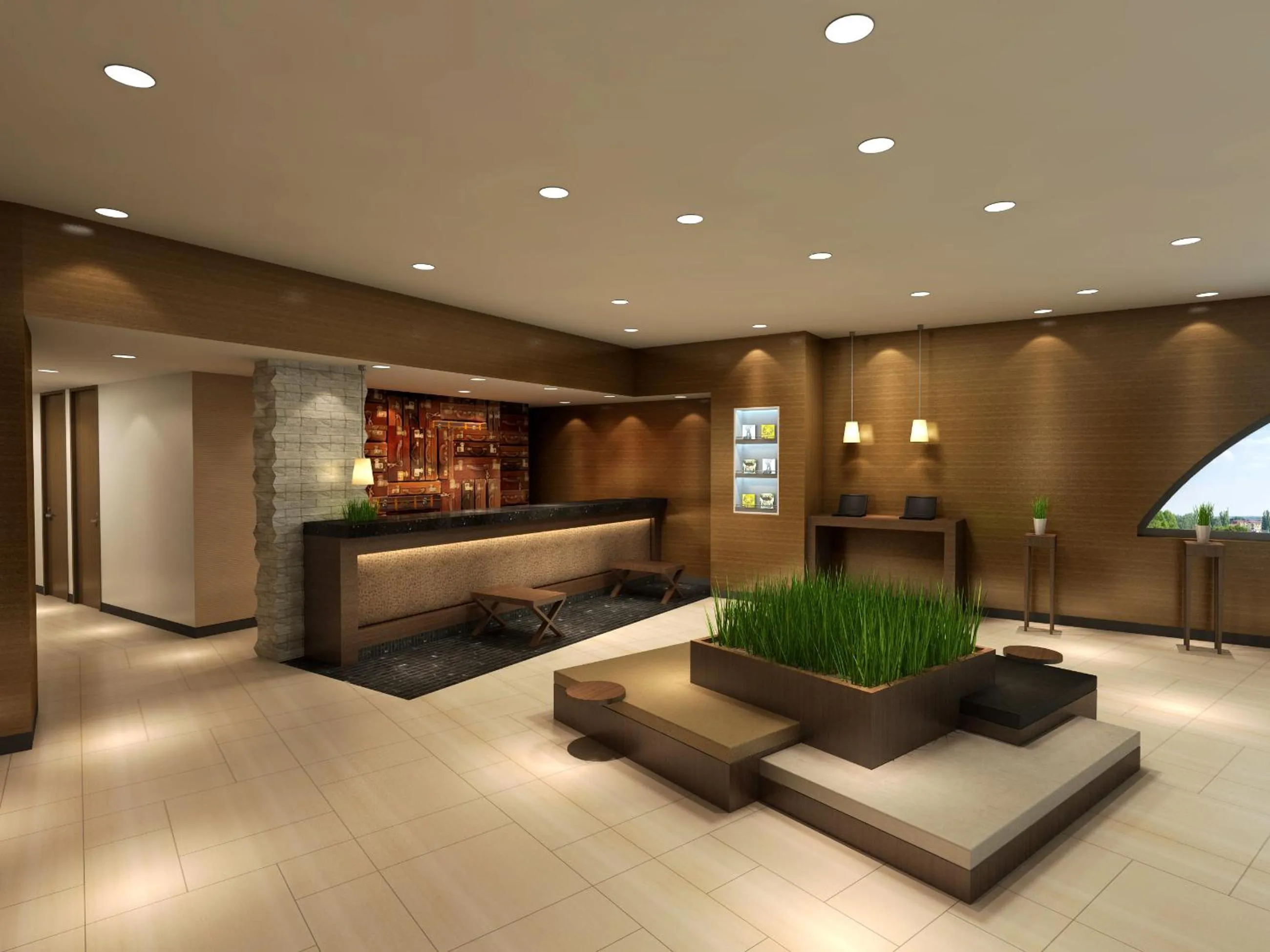 Lobby or reception in Hotel Il Credo Gifu
