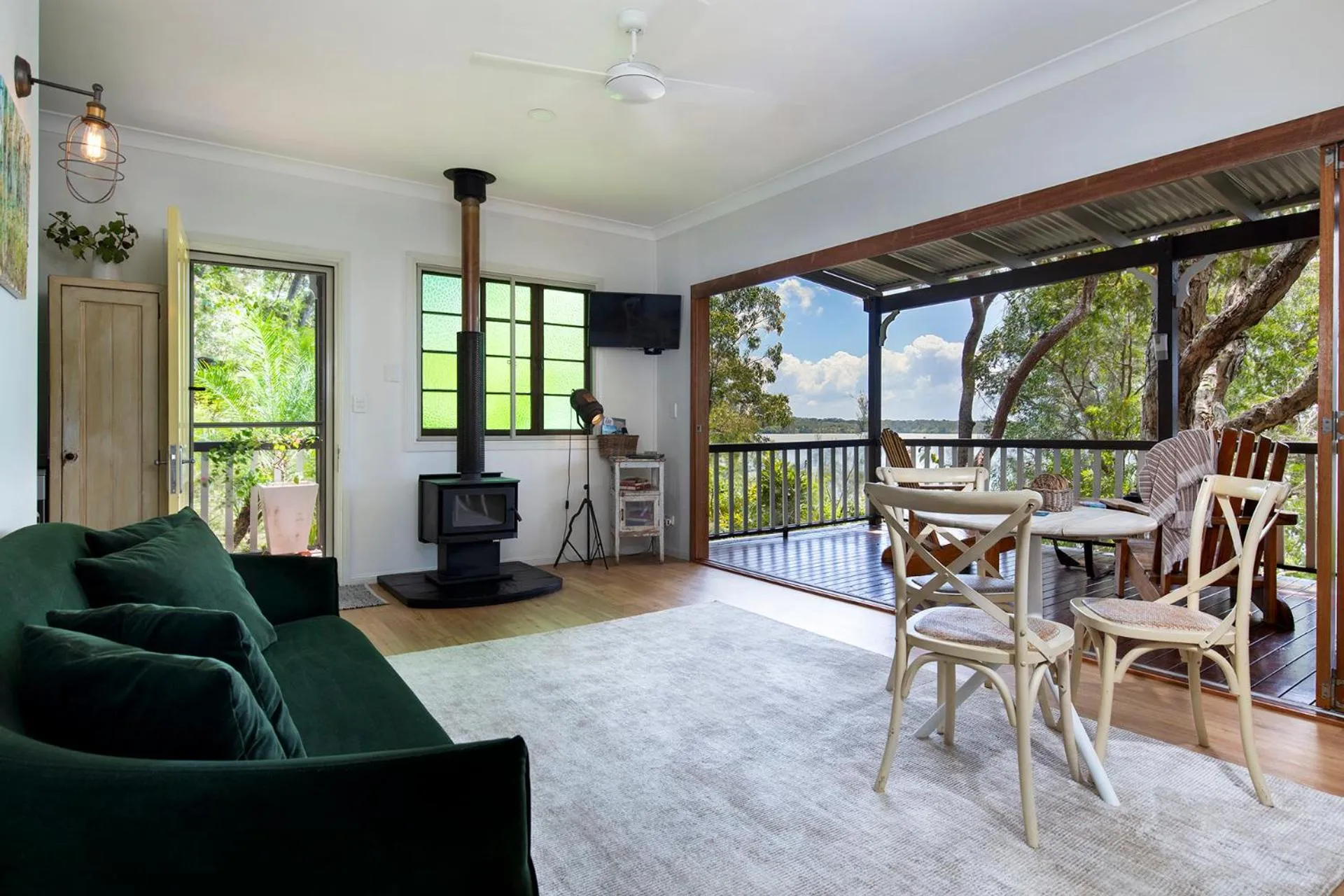 Living room in Eumarella Shores Noosa Lake Retreat
