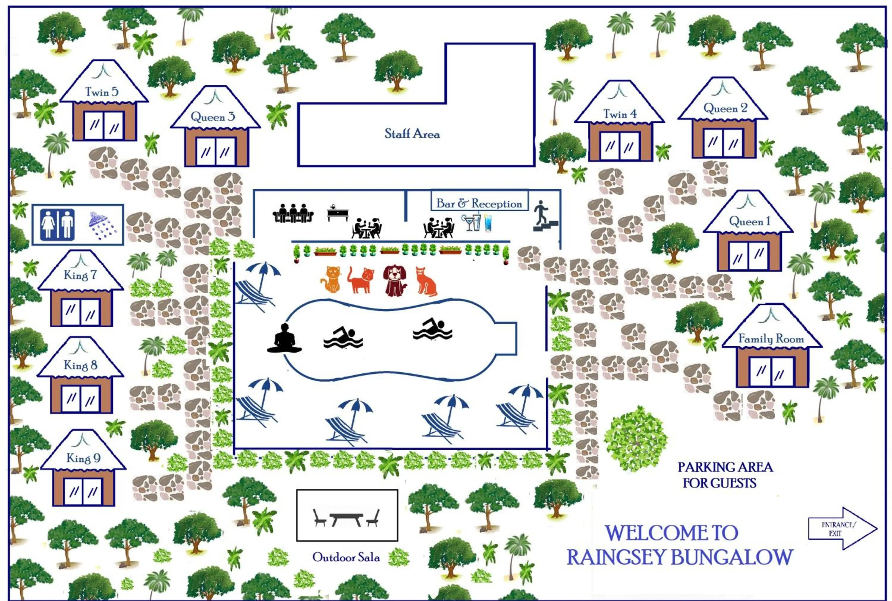 View (from property/room) in Raingsey Bungalow