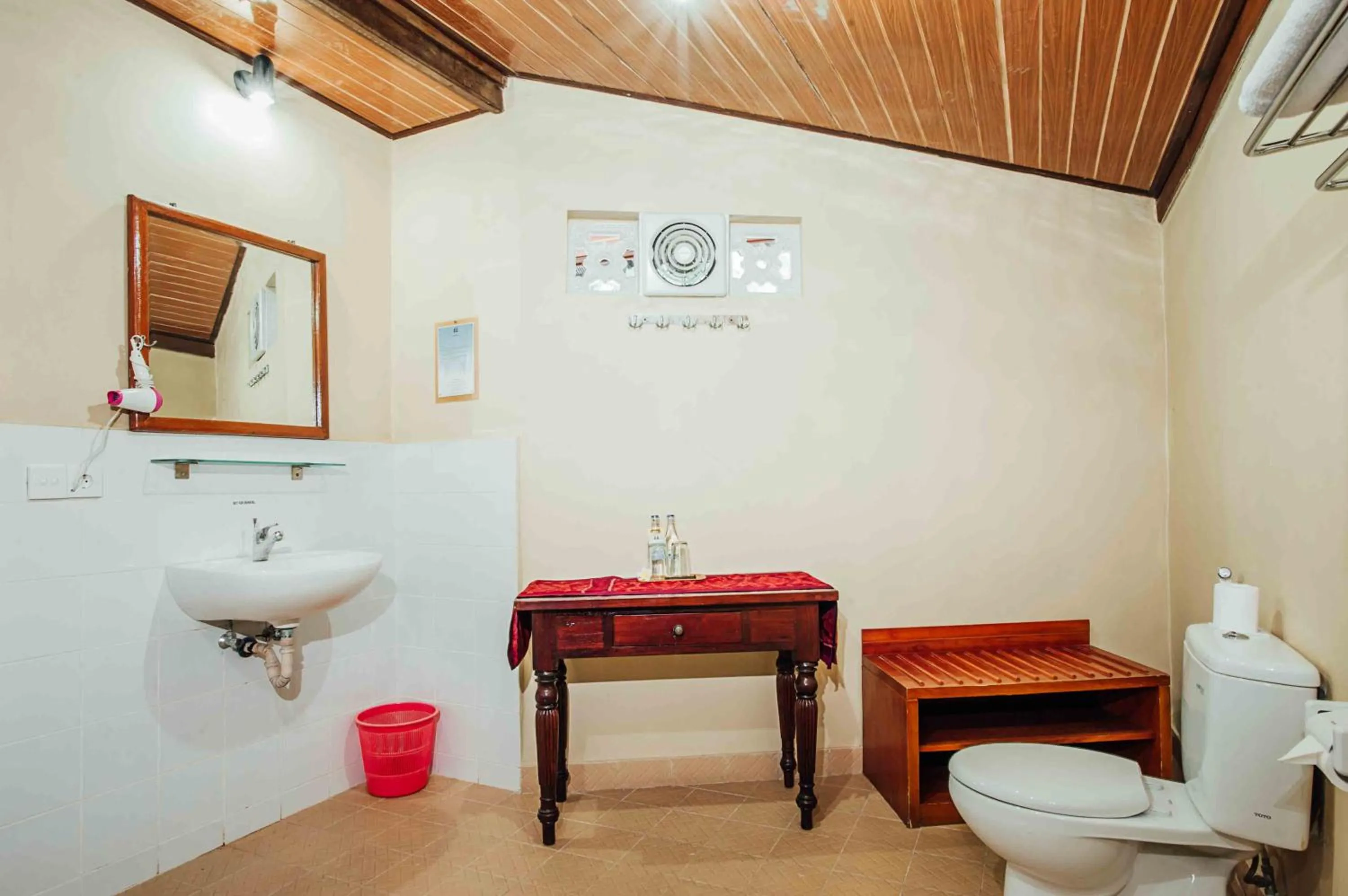 Bathroom in Kuta Puri Bungalows, Villas and Resort