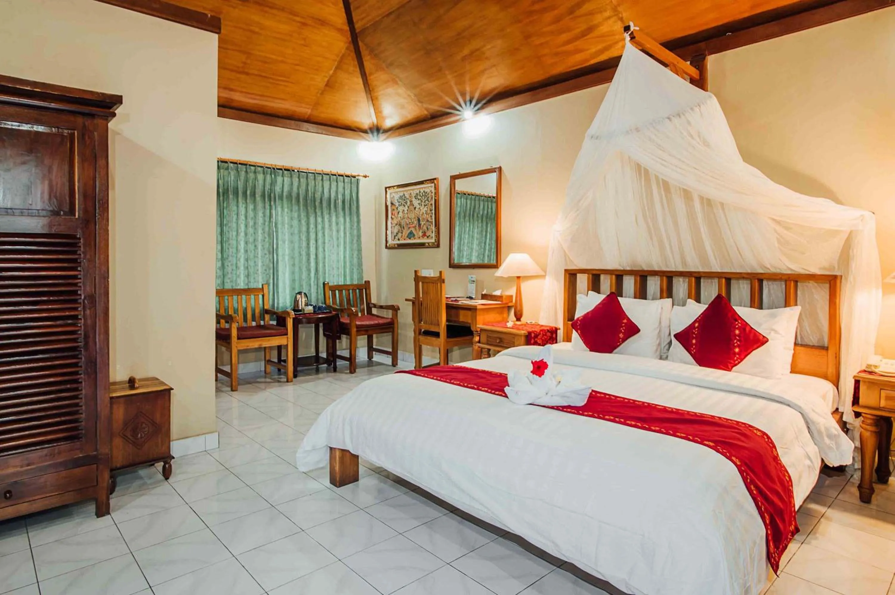 Bedroom, Bed in Kuta Puri Bungalows, Villas and Resort