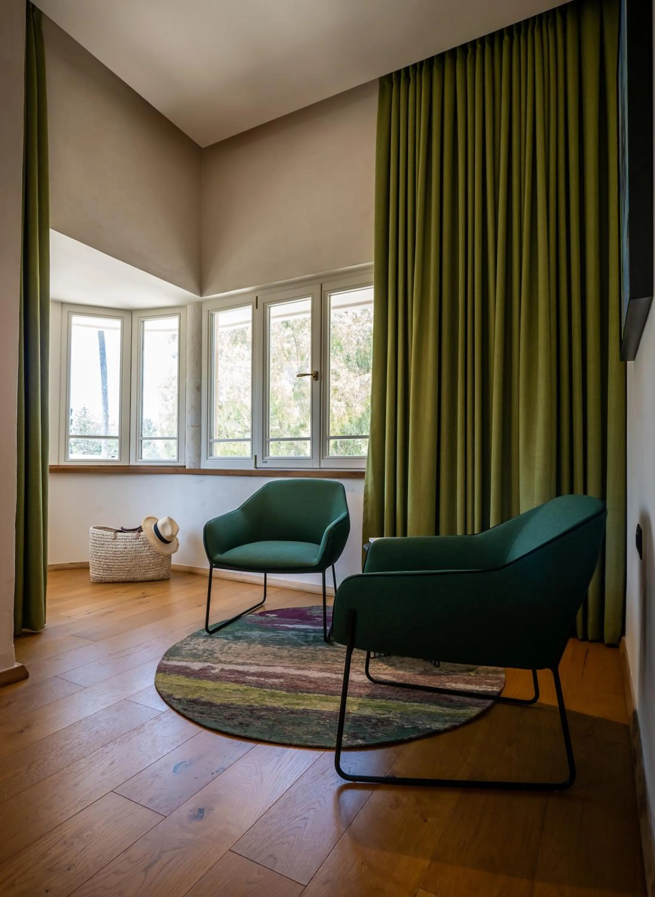 Seating area in Schumacher Hotel Haifa