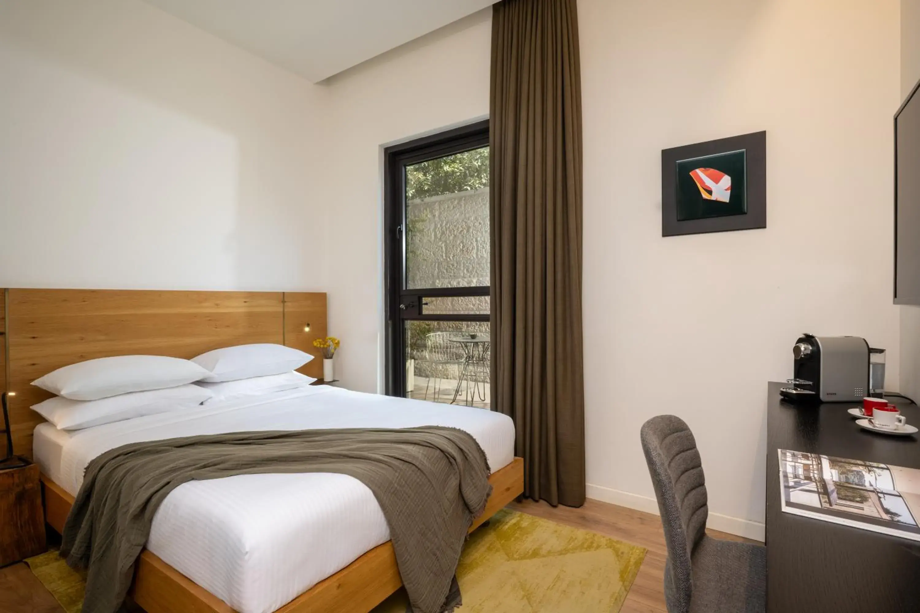 Classic Room with Patio - single occupancy in Schumacher Hotel Haifa Classic Room with Patio - single occupancy in Schumacher Hotel Haifa