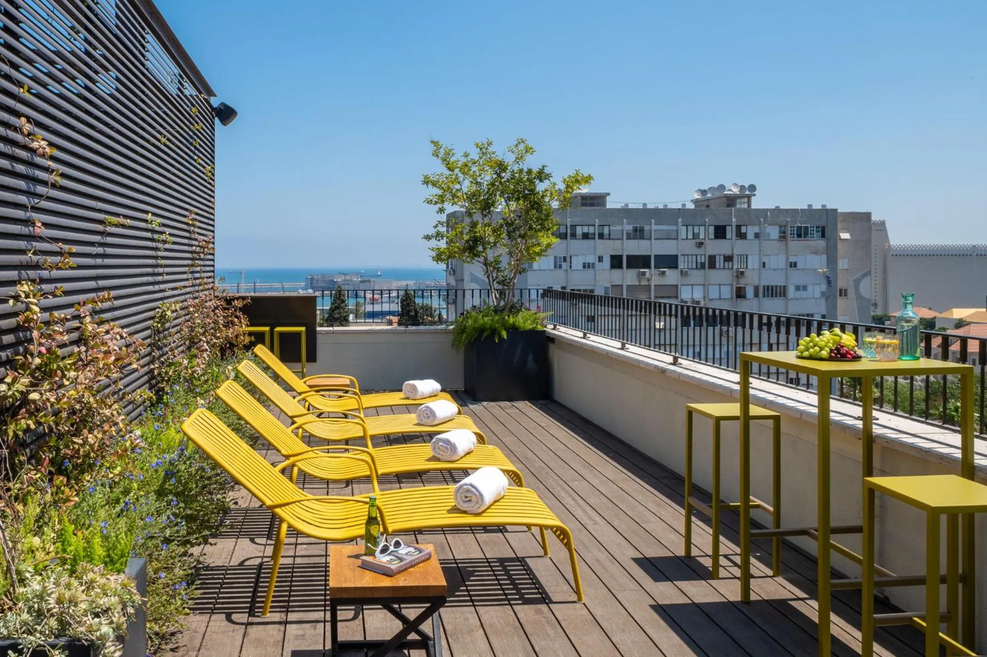 Balcony/Terrace in Schumacher Hotel Haifa