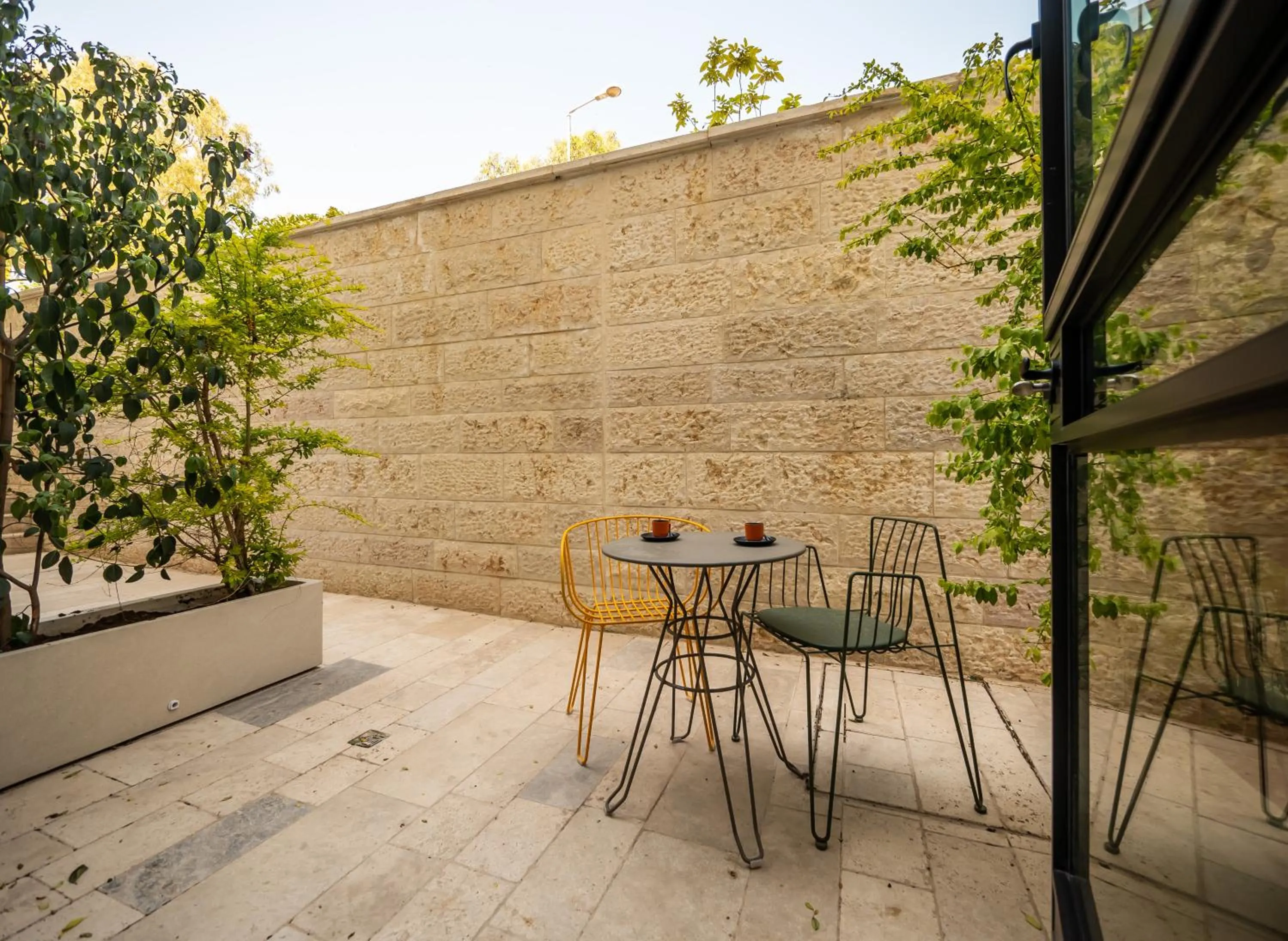 Patio in Schumacher Hotel Haifa