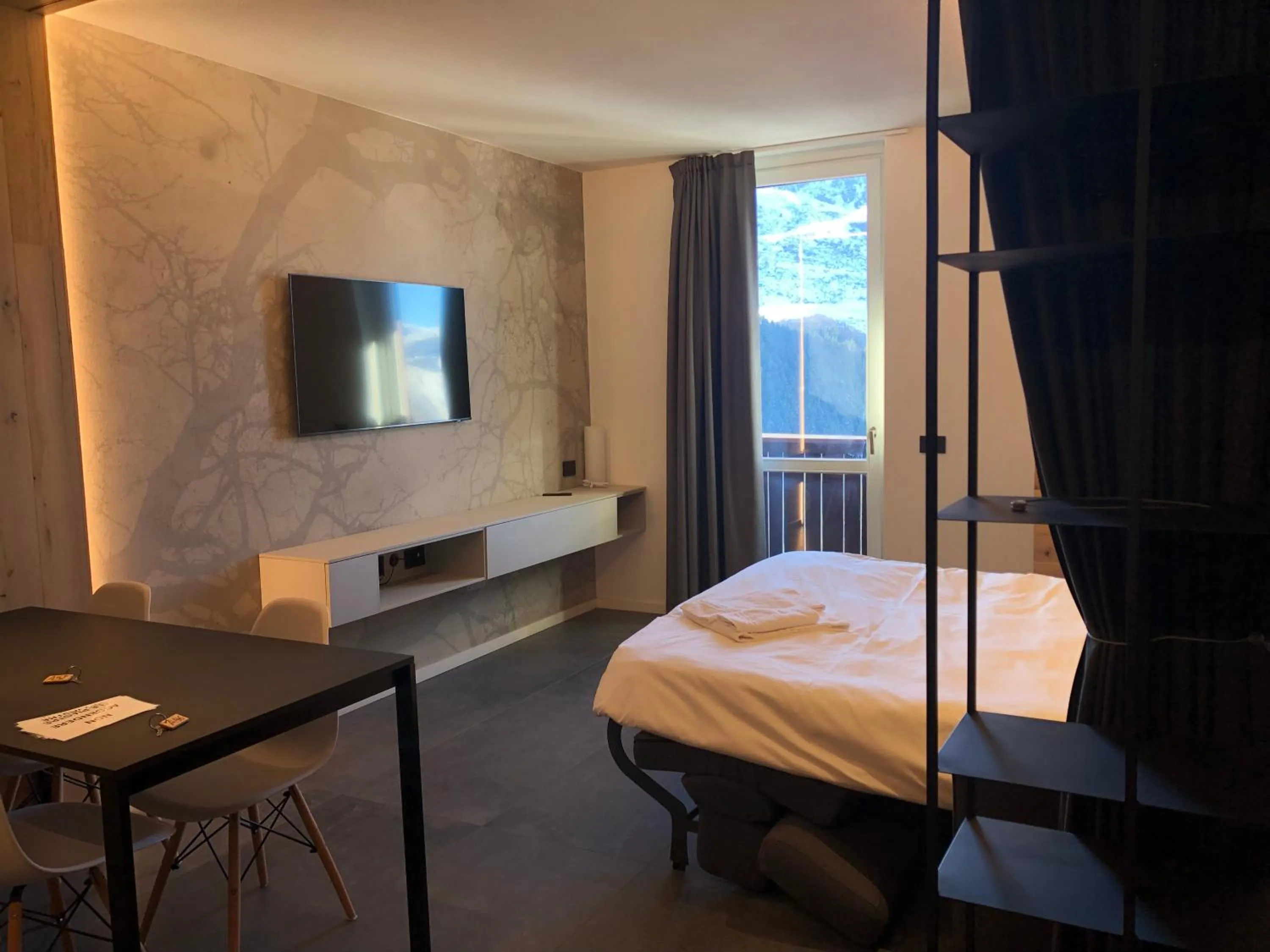 Communal lounge/ TV room, Bed in Residence Stalle Lunghe