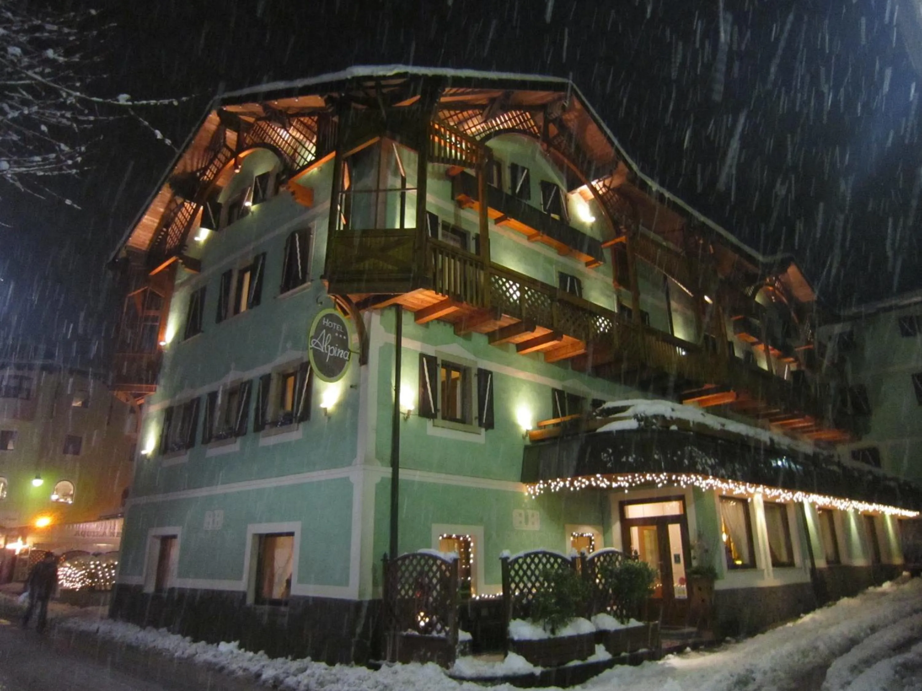 Property building in Hotel Alpina