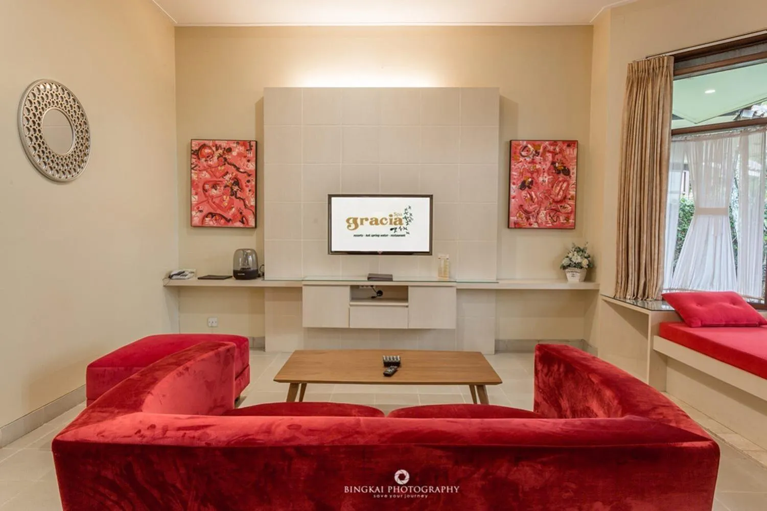 Living room in Gracia Spa Resort Hotel