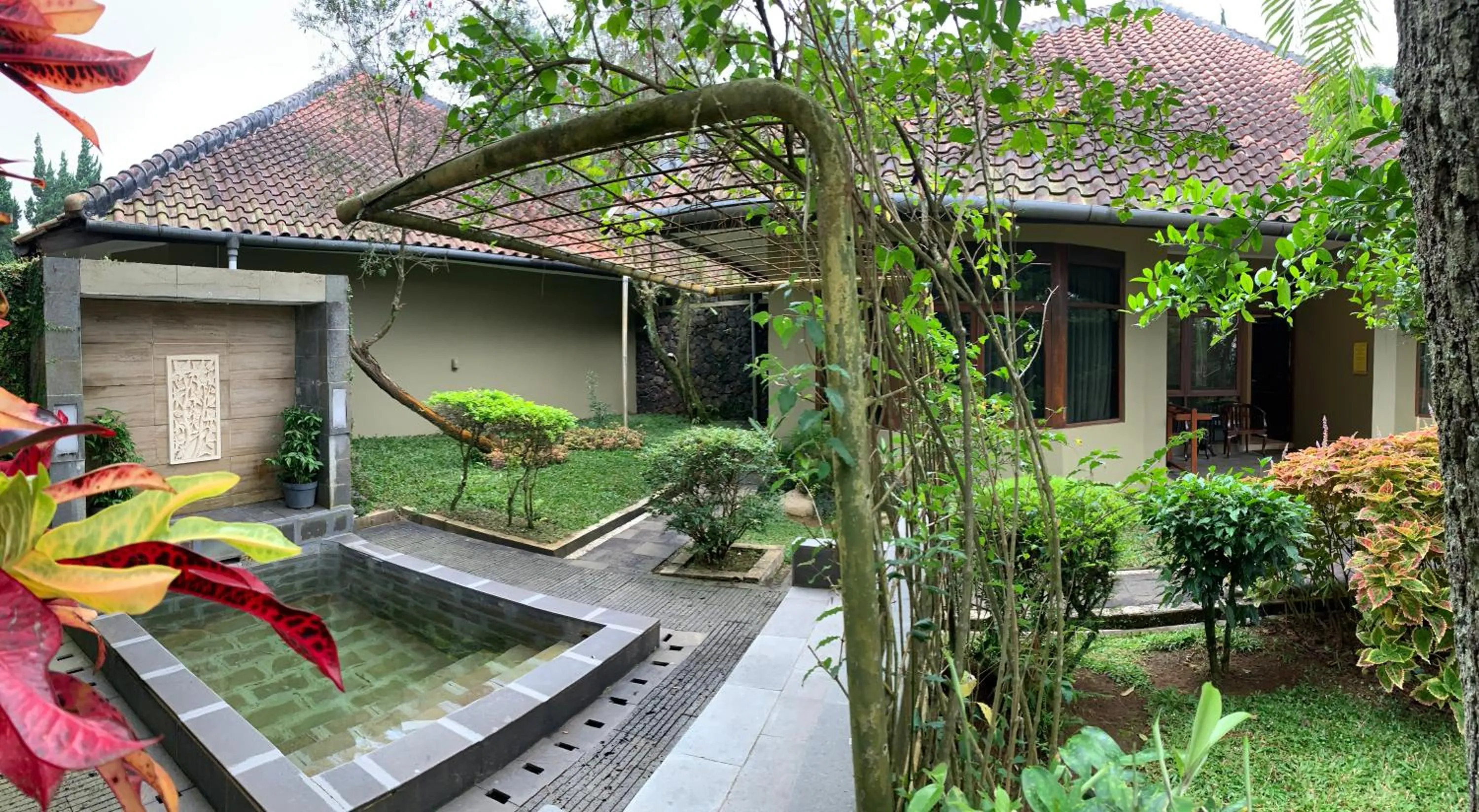 Garden view in Gracia Spa Resort Hotel