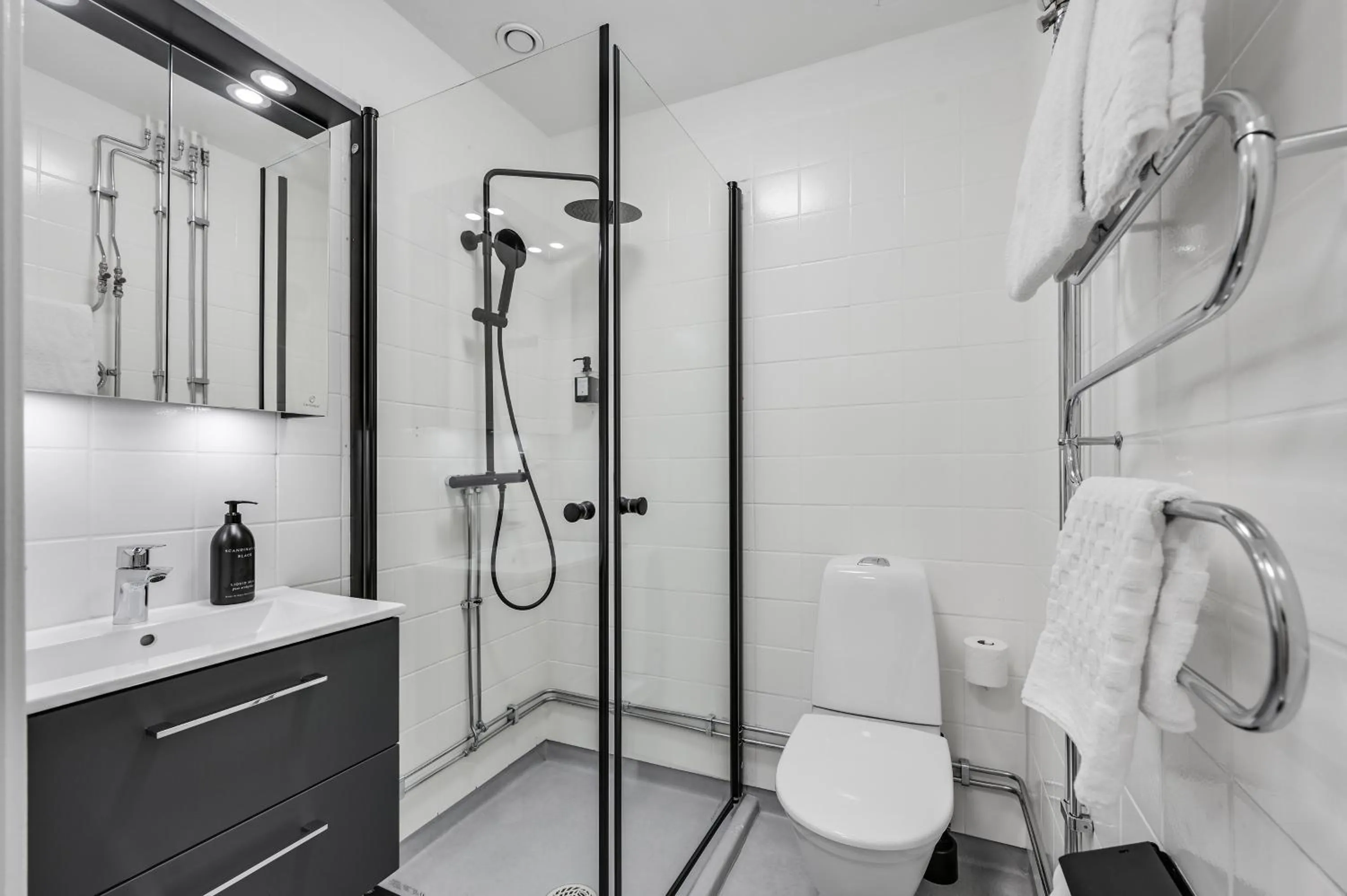 Shower in Hotel Bema