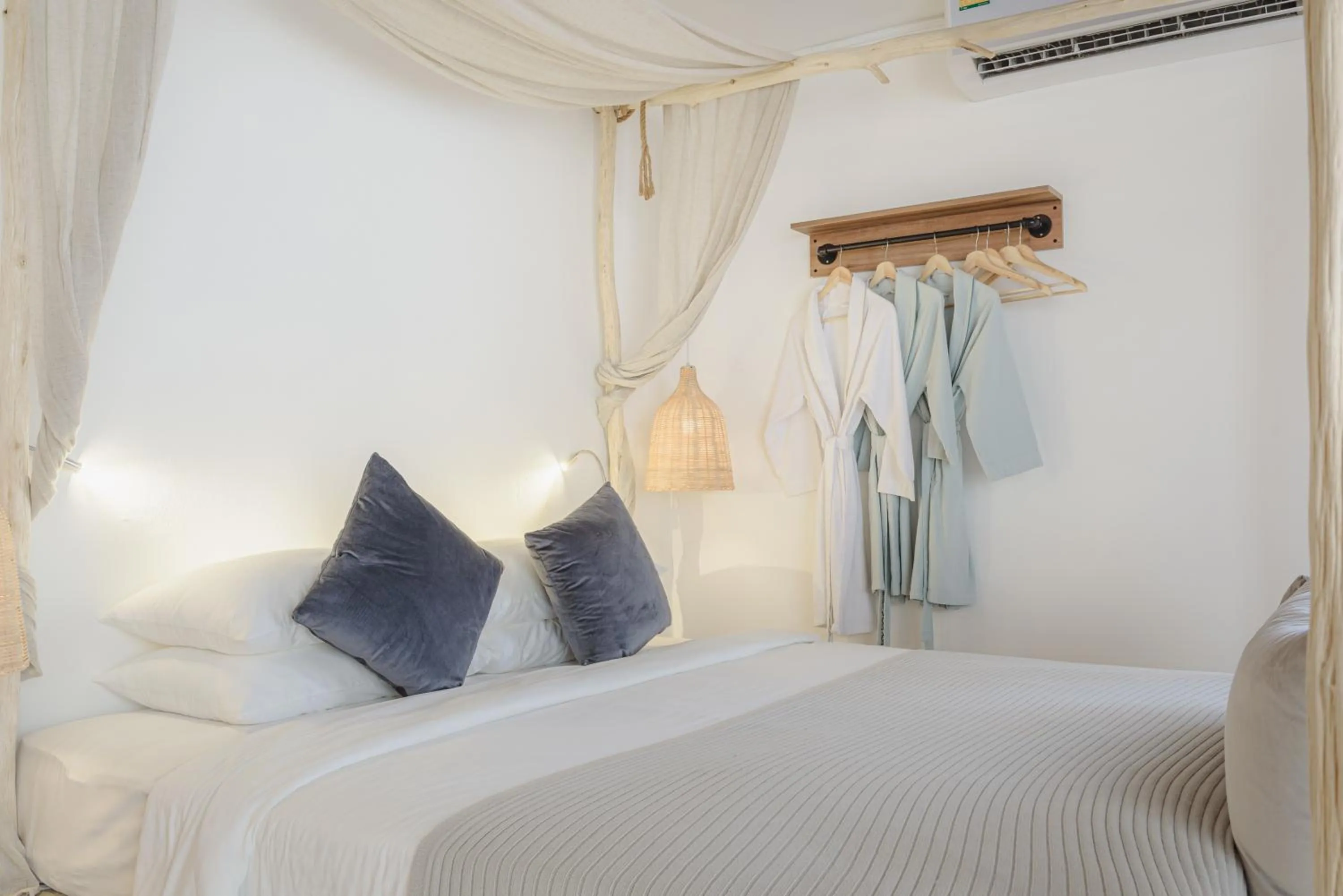 Bed in YOLO Bangkok Boutique Hotel